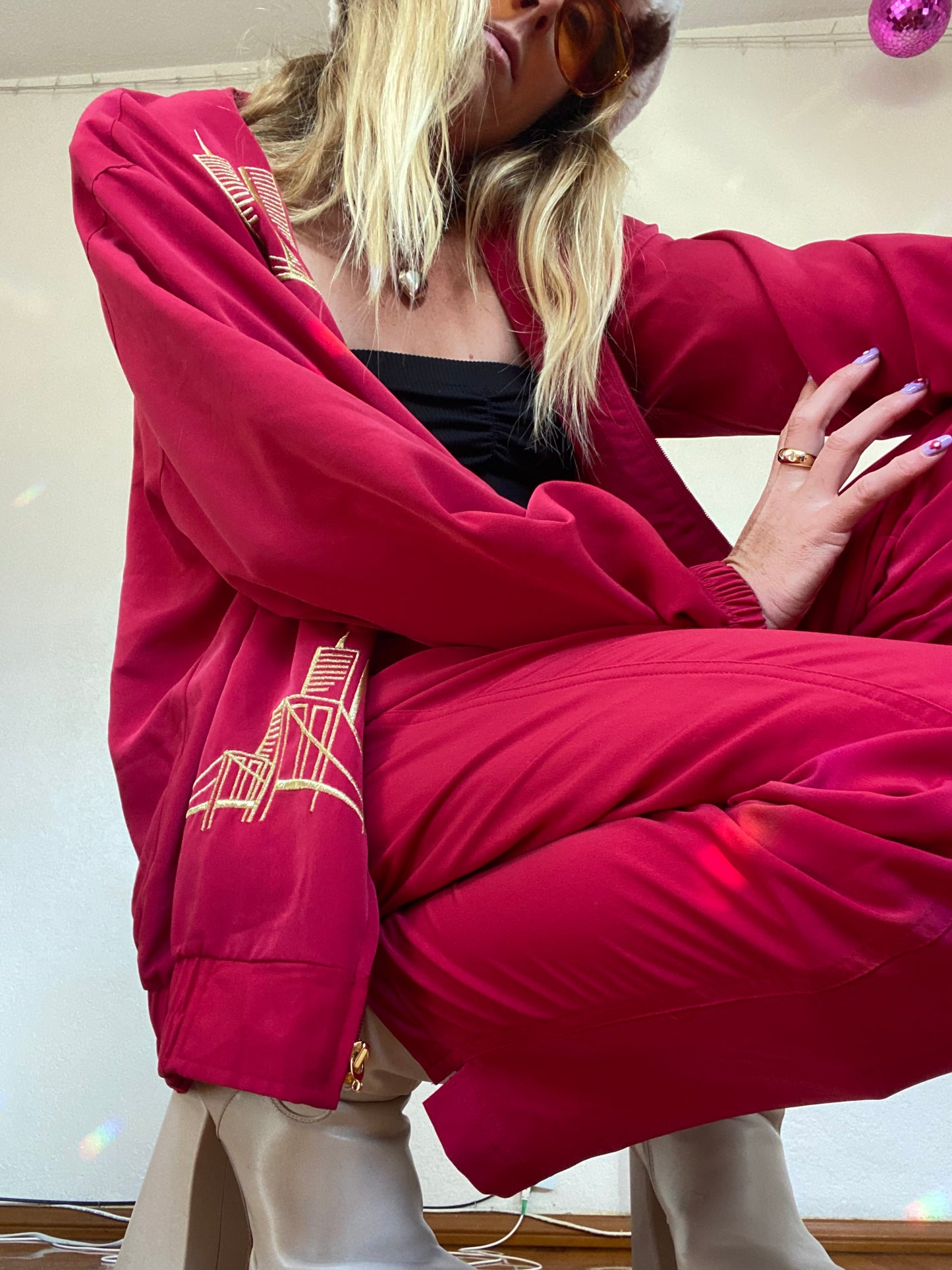 Vintage Red Track Set (724)