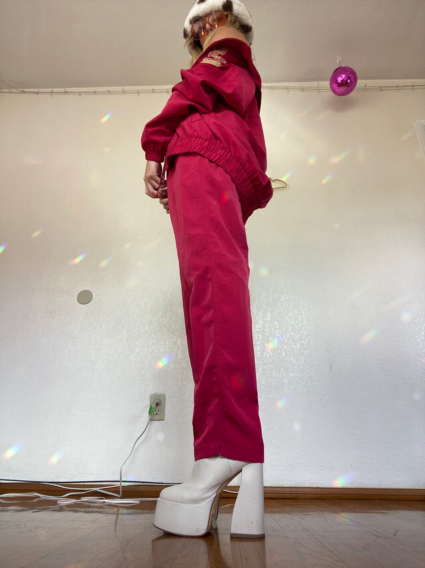 Vintage Red Track Set (724)