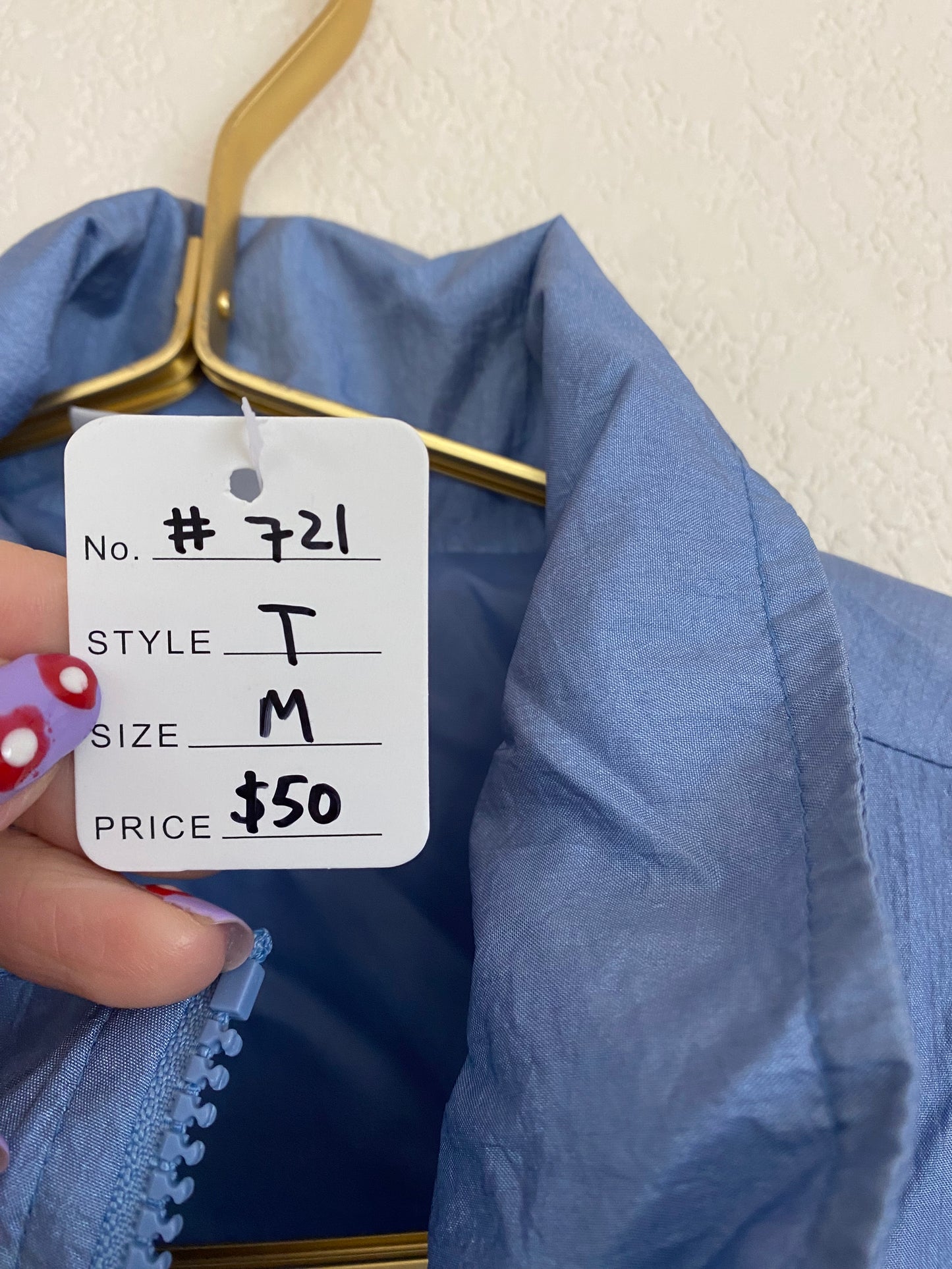 Periwinkle Vintage Jacket (721)