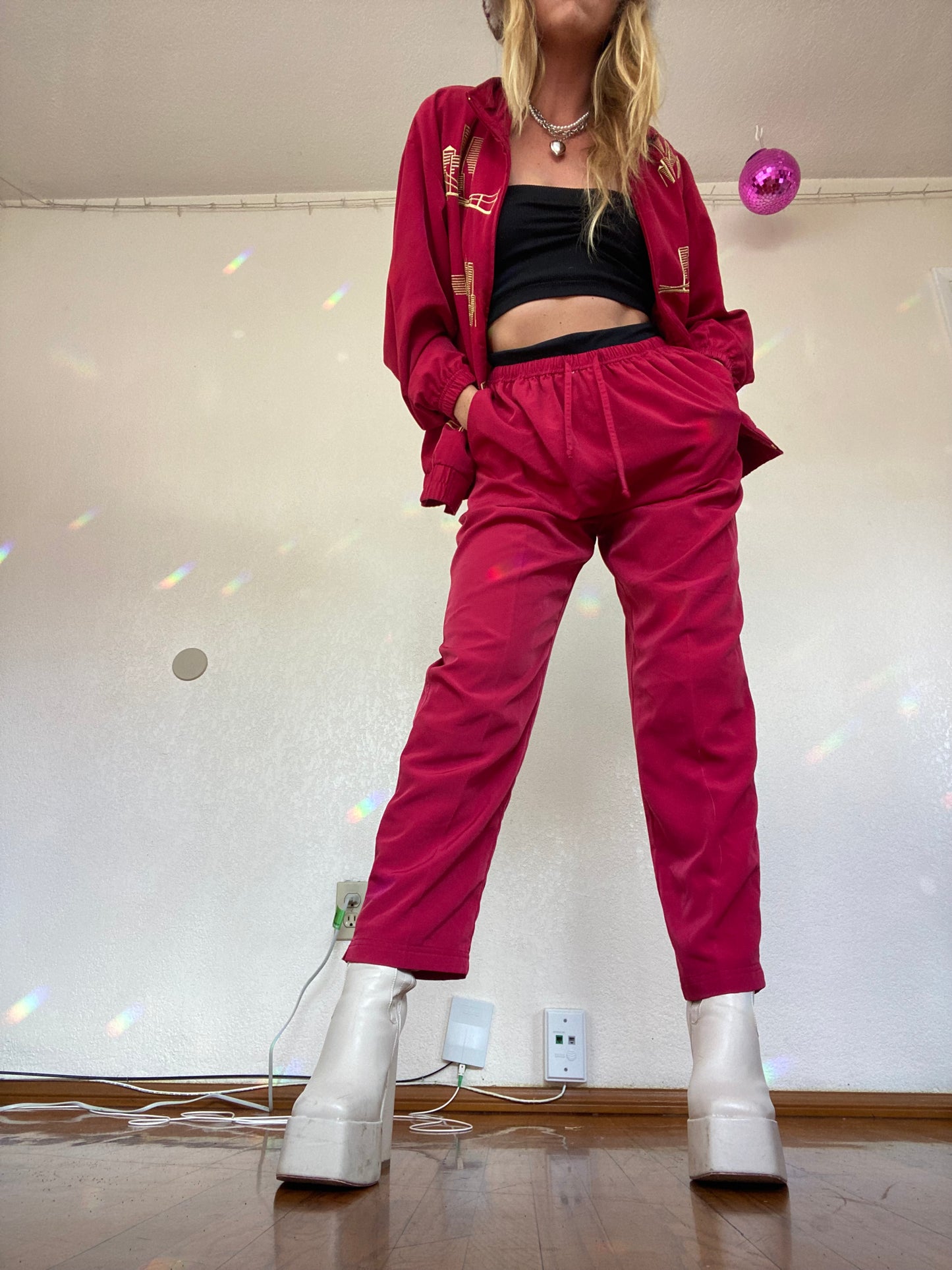 Vintage Red Track Set (724)