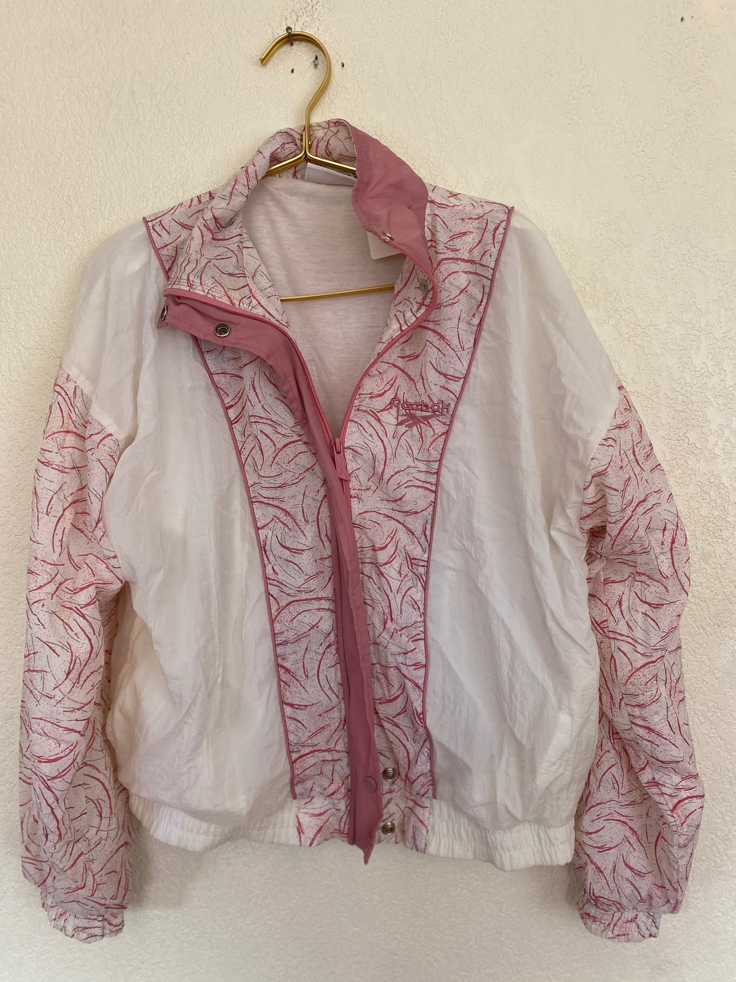 Vintage Pink Reebok Track Jacket (729)