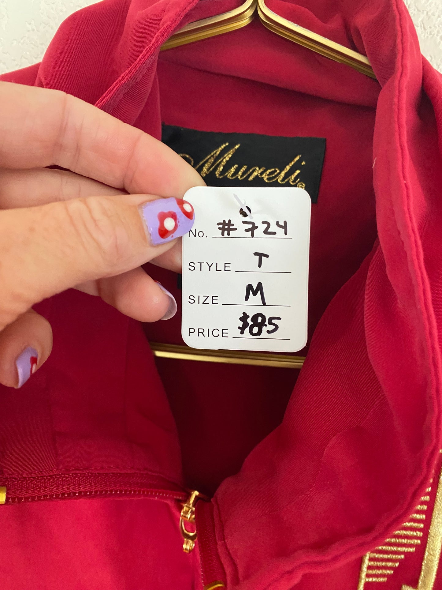 Vintage Red Track Set (724)