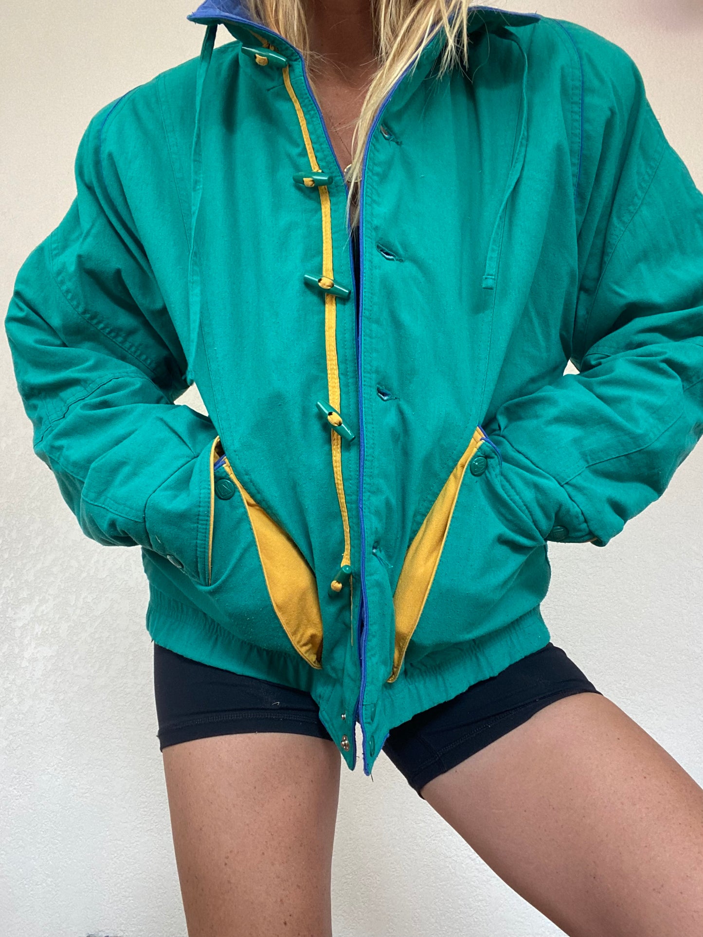 Green Vintage Ski Coat, small, #646