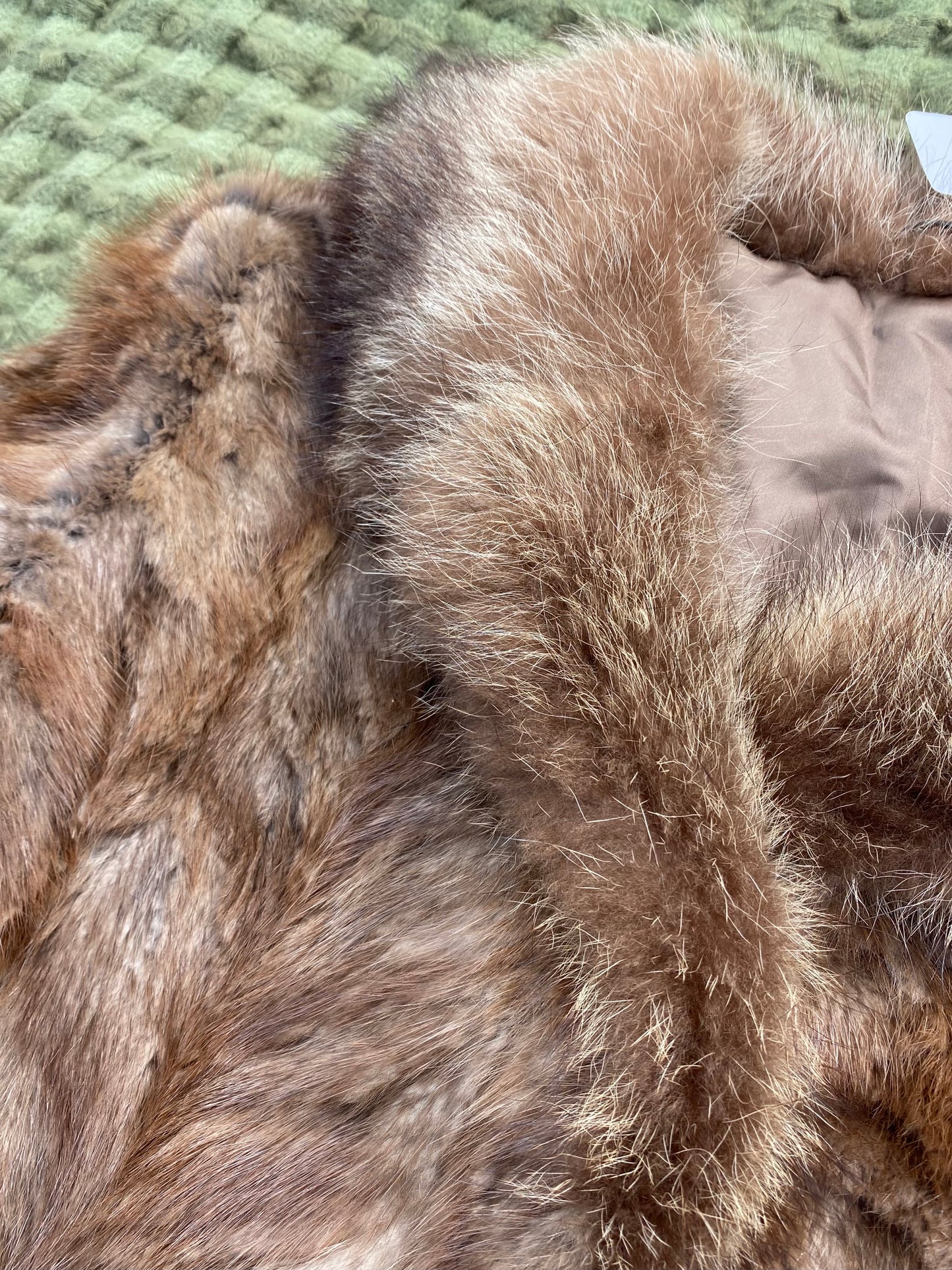 Vintage Mink and Fox Fur Coat