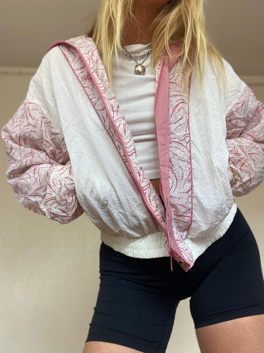 Vintage Pink Reebok Track Jacket (729)