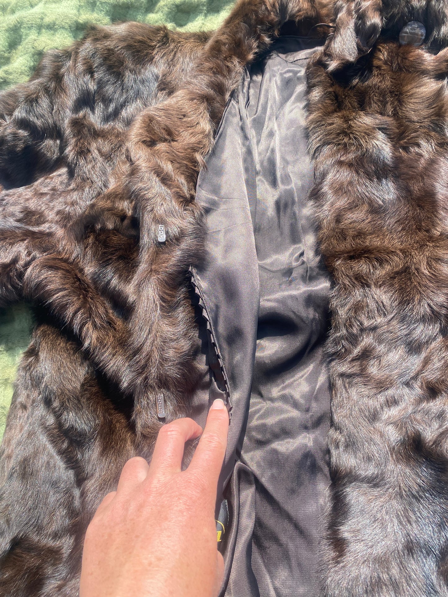 Real Vintage Brown Fur Coat