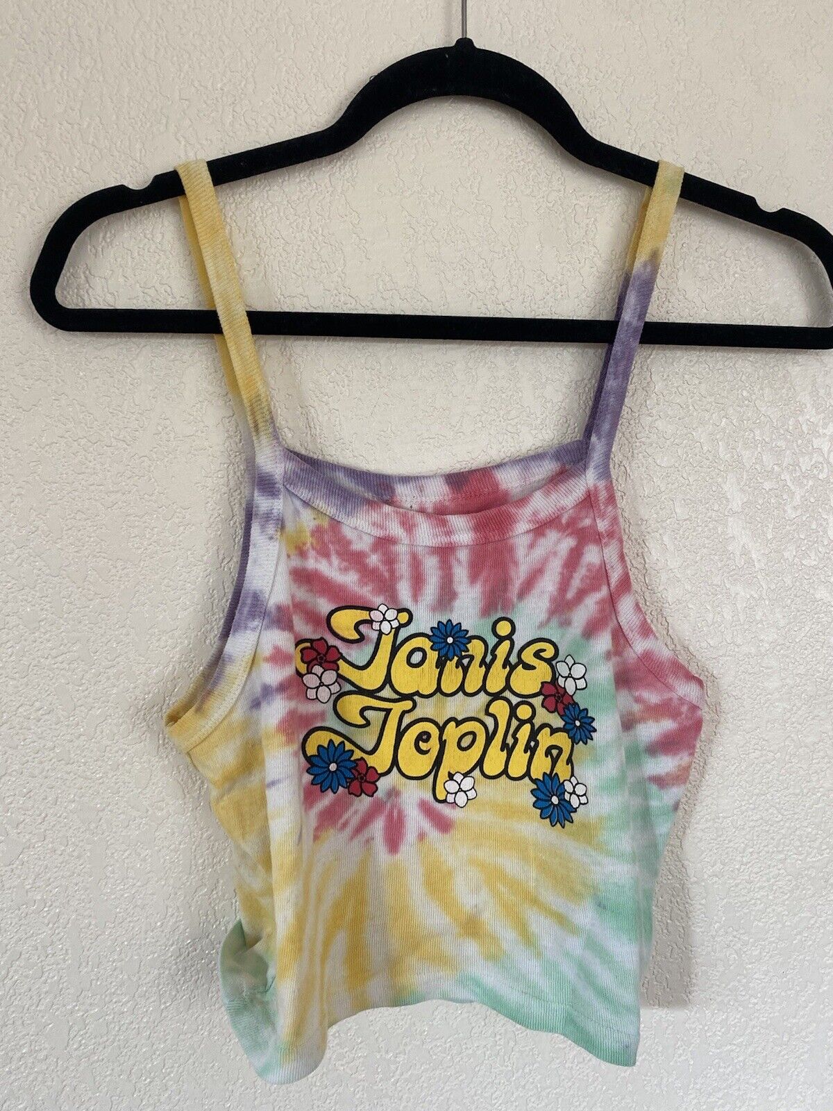 Tie Dye Crop Tank Top - Janis Joplin - Women’s Medium # 2648