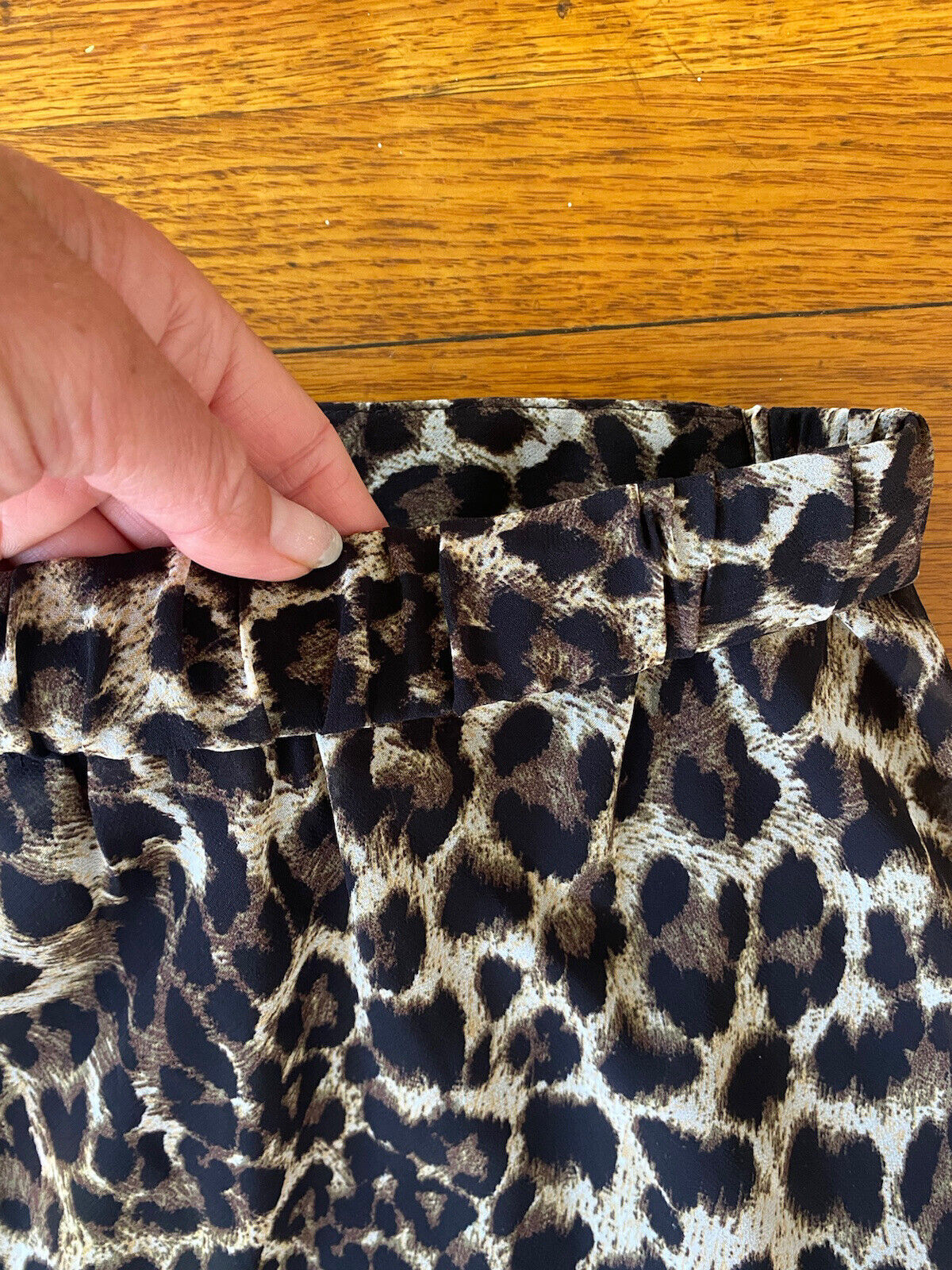 Leopard Print Maxi Skirt - Know One Cares - Women’s Medium # 2681