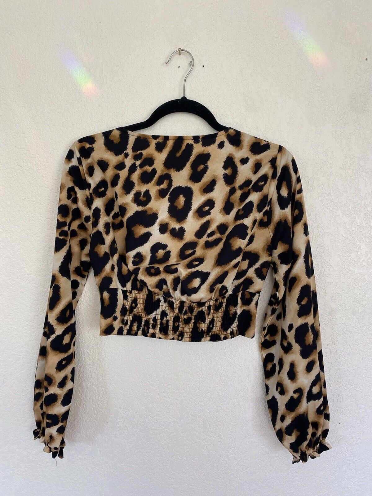 Leopard Print Long Sleeve Shirt - Unbranded - Women’s Small # 2635