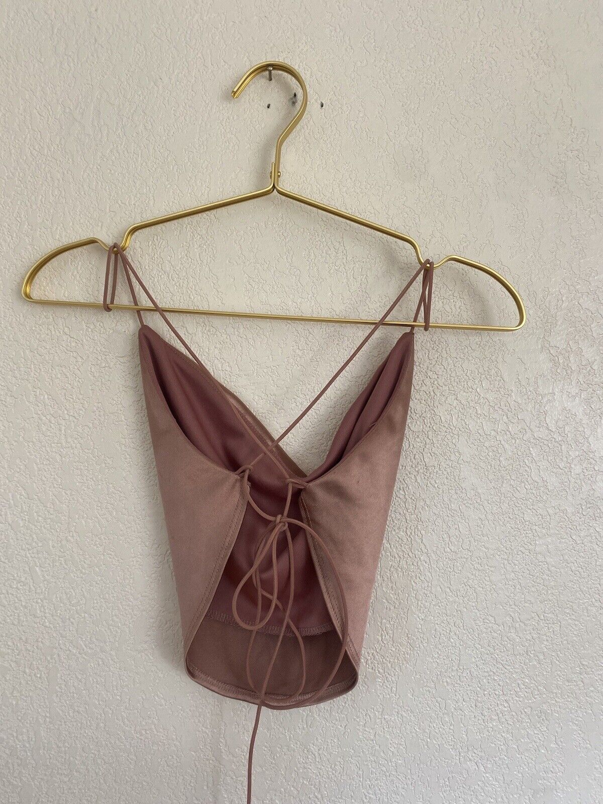 Pink Shimmery Strappy Tank Top - Windsor - Women’s XS Collection