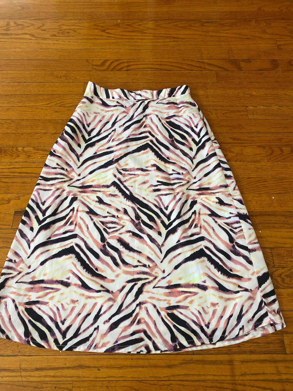 Zebra Print Midi Skirt - Kendall & Kylie - Women’s Medium # 2683