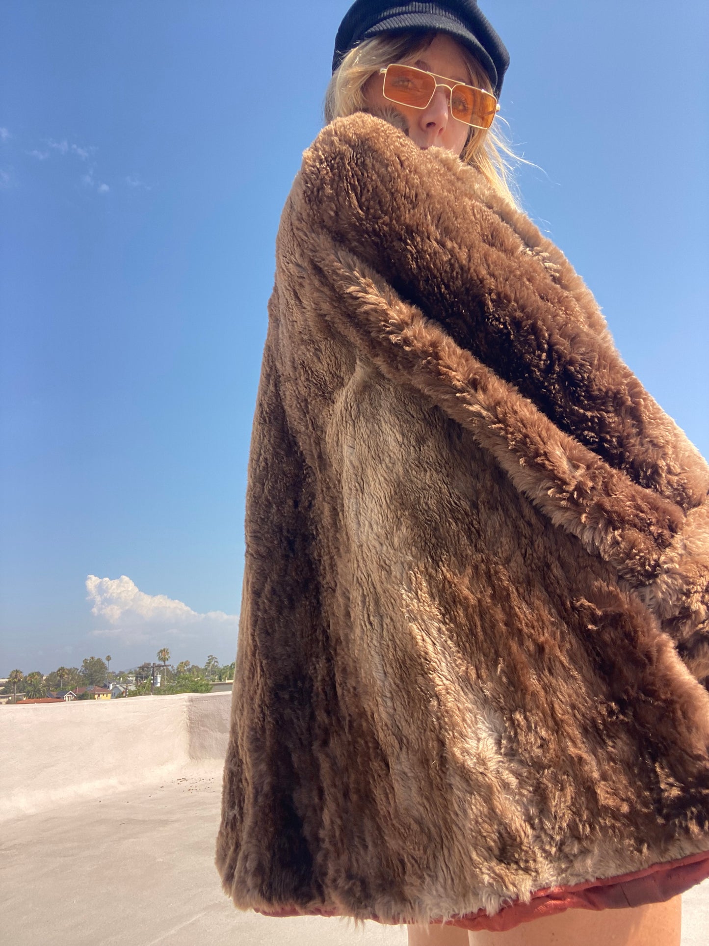 Vintage Sheared Beaver Fur Coat