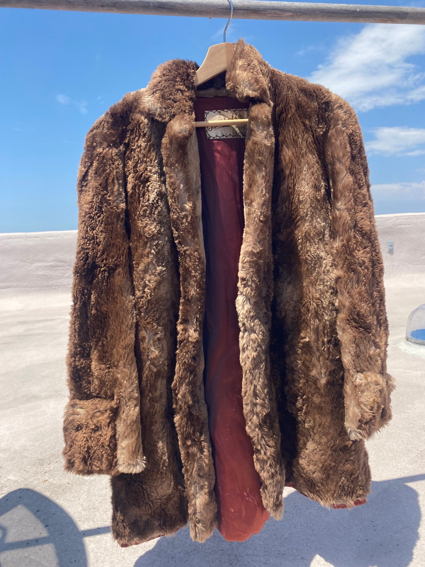 Vintage Sheared Beaver Fur Coat