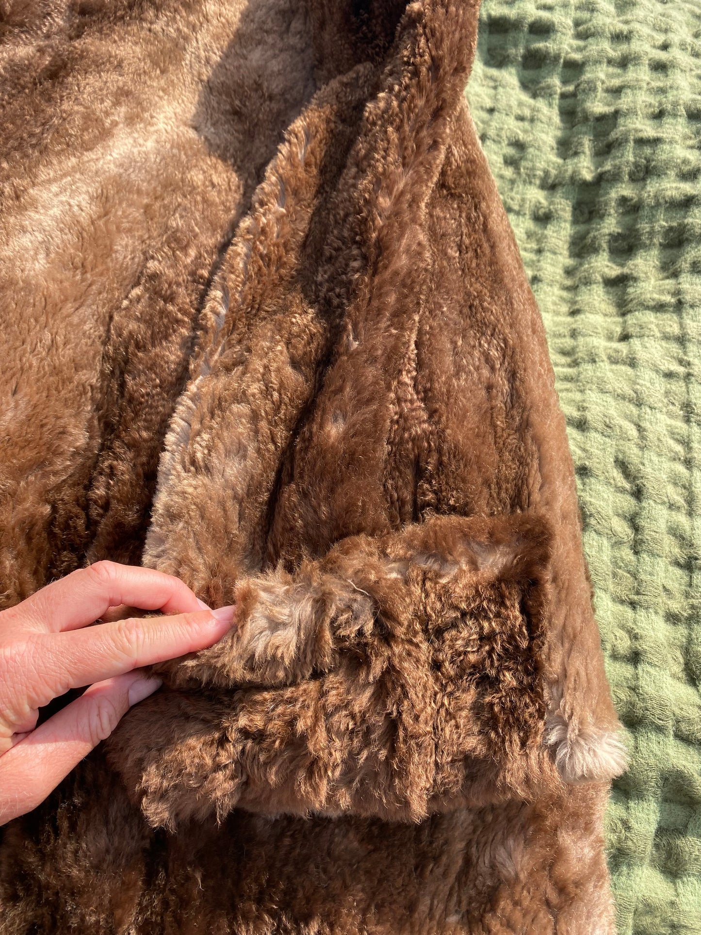 Vintage Sheared Beaver Fur Coat