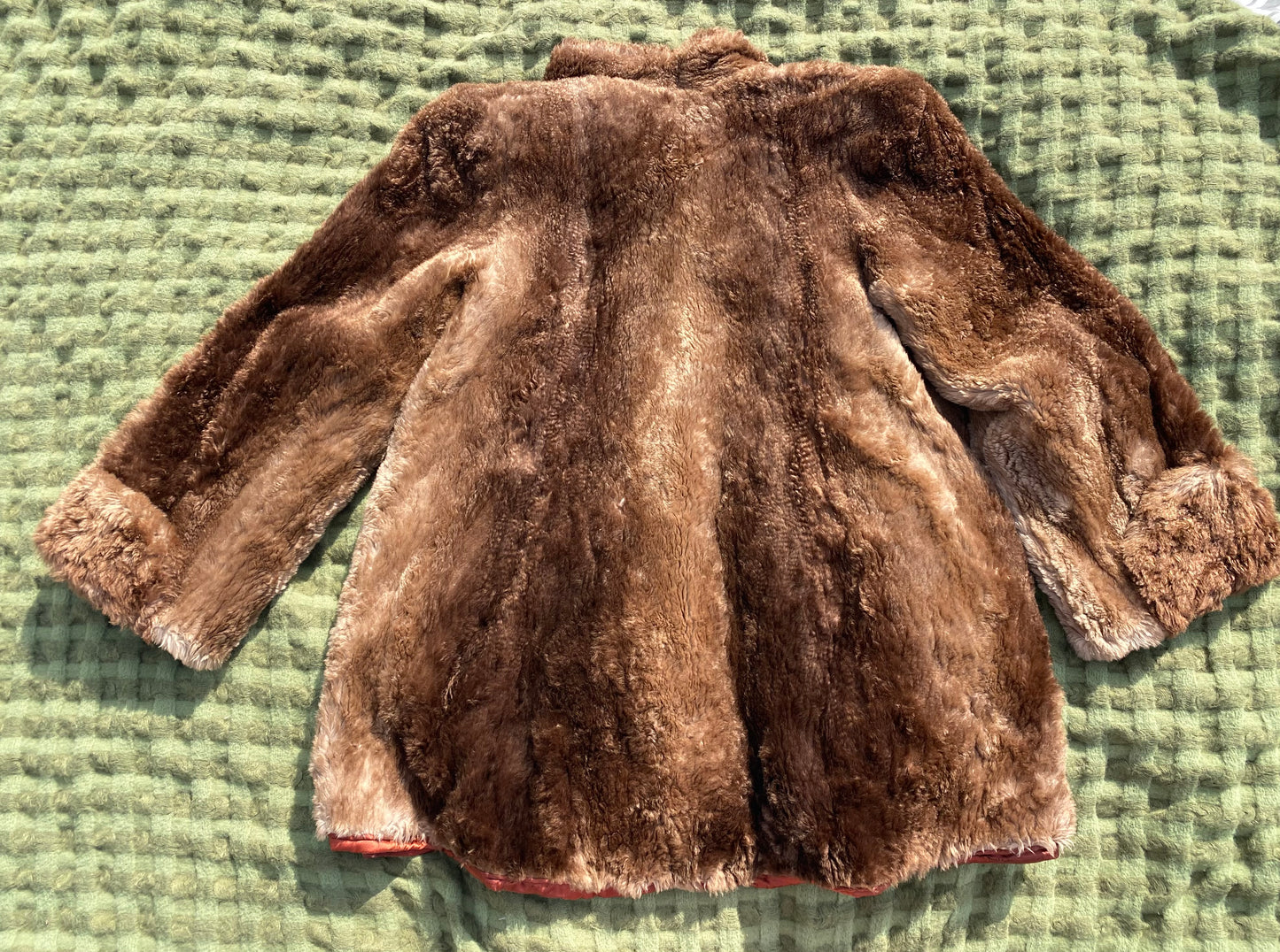 Vintage Sheared Beaver Fur Coat