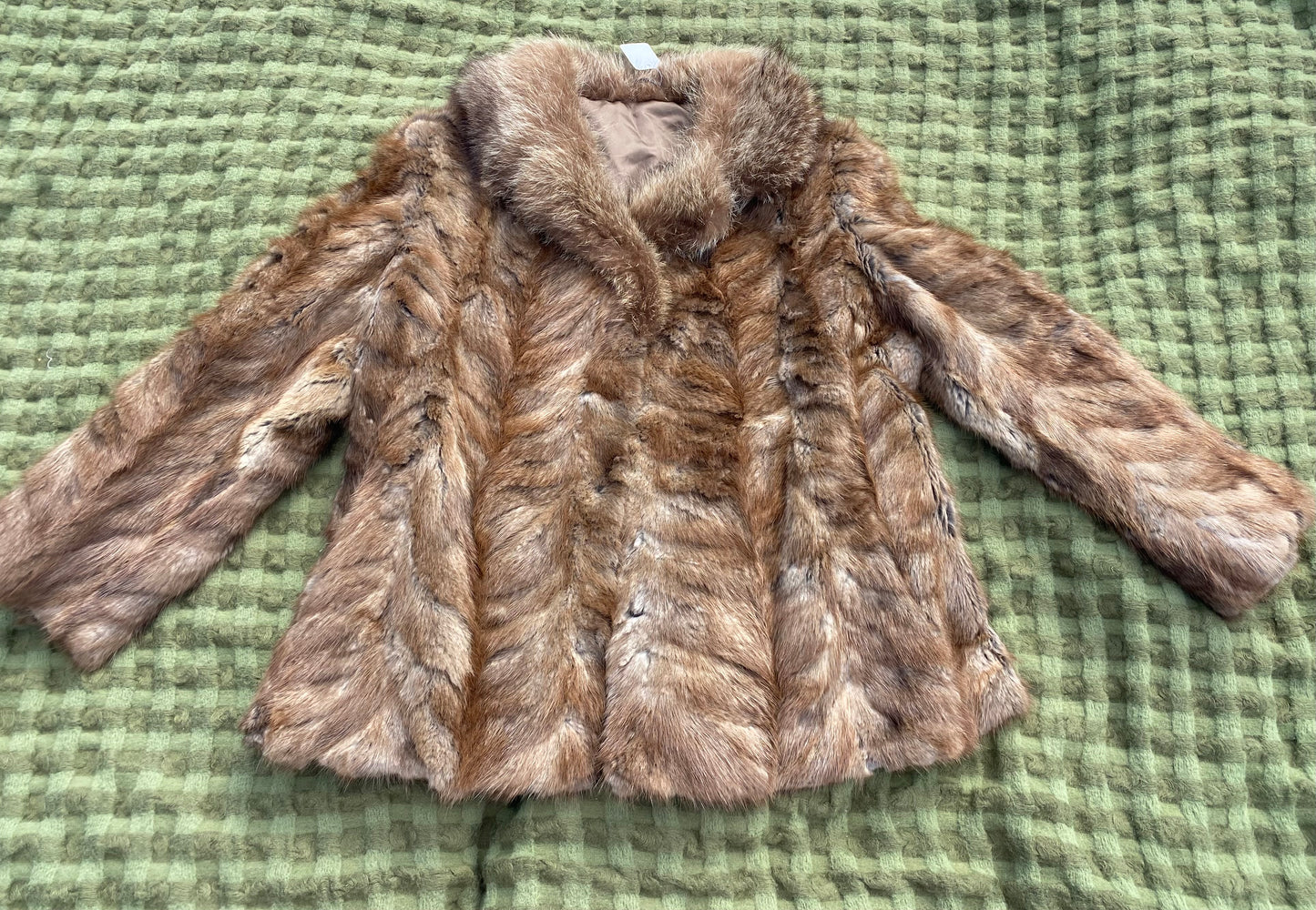 Vintage Mink and Fox Fur Coat