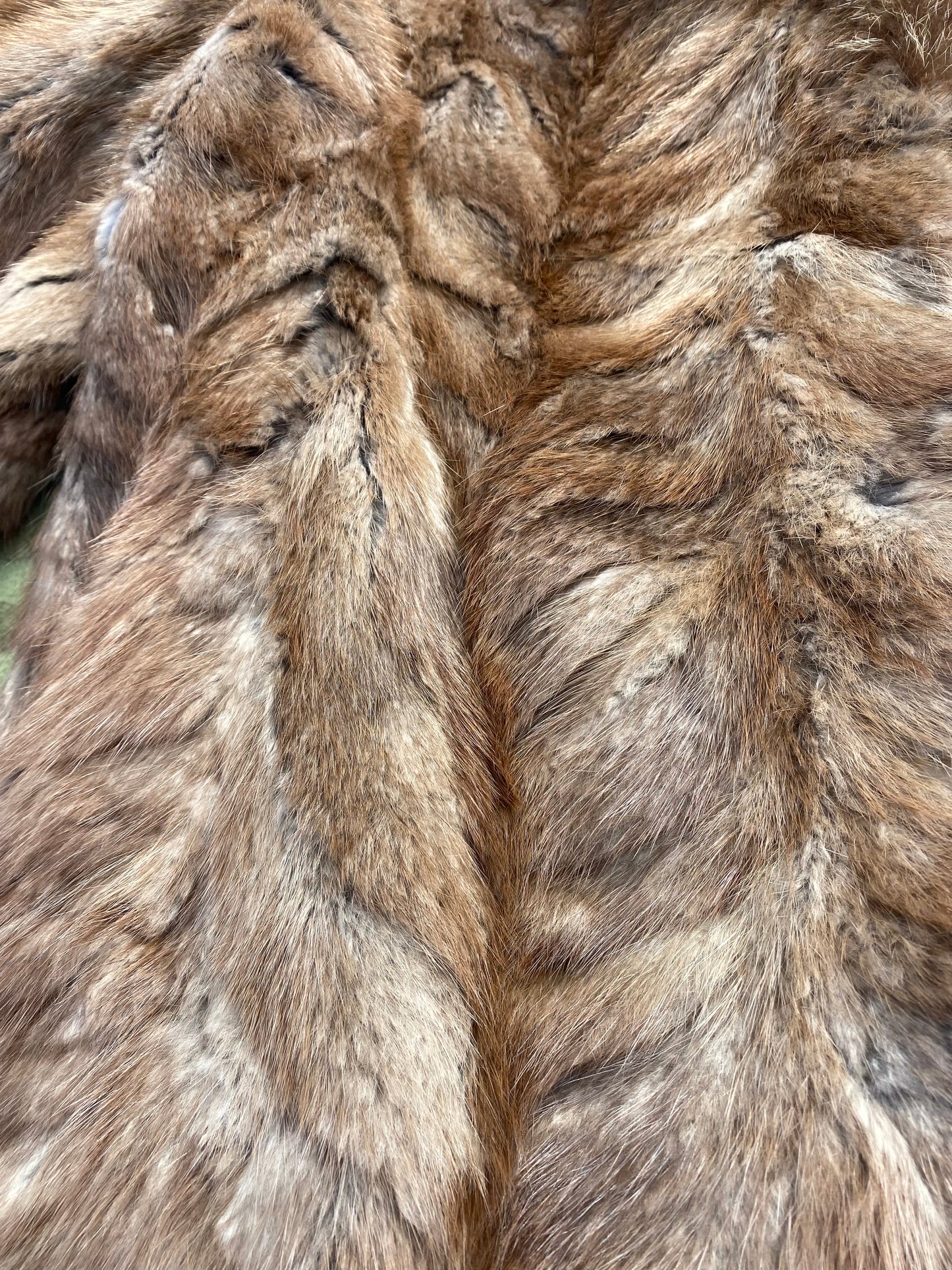 Vintage Mink and Fox Fur Coat