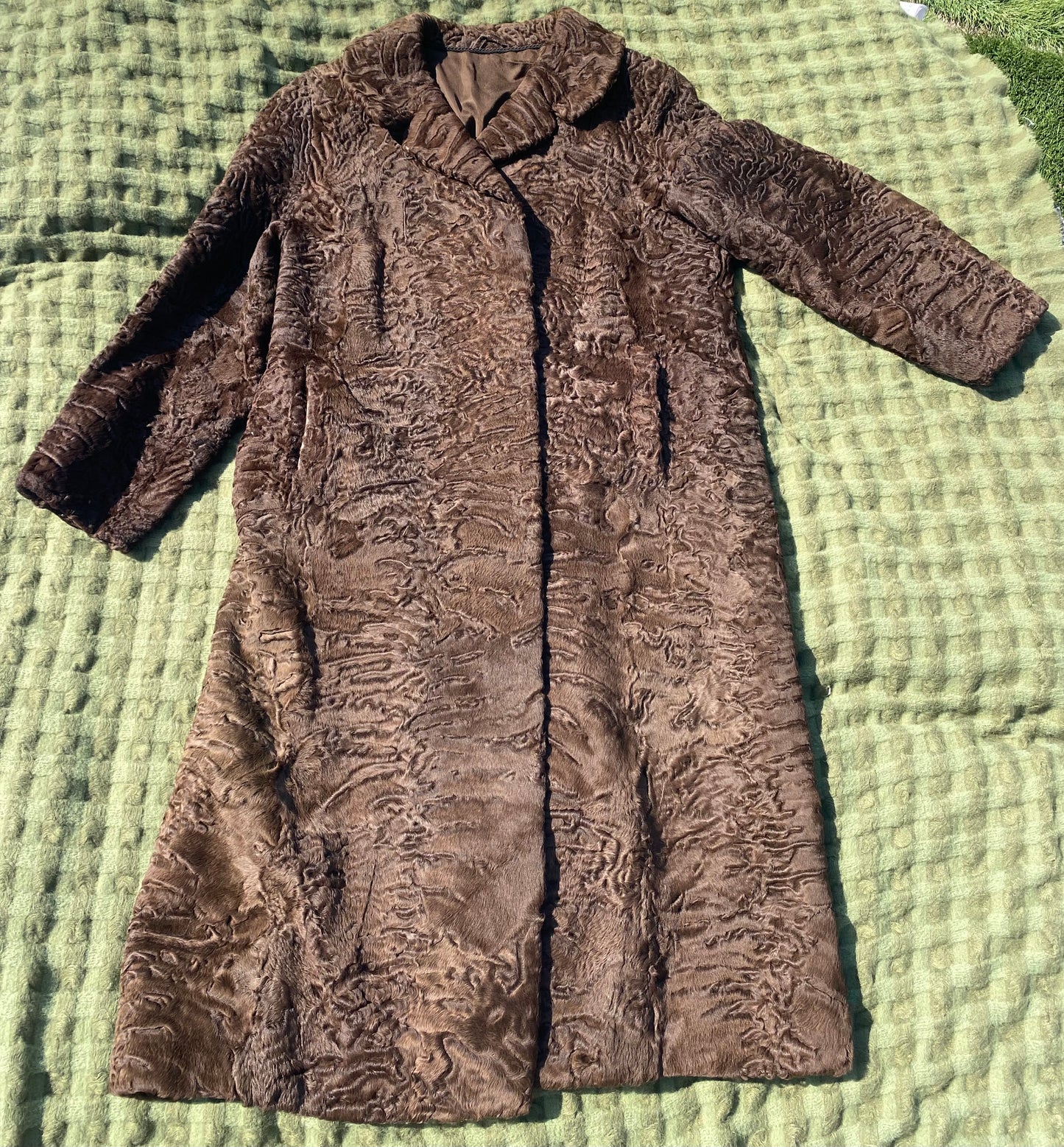 Vintage Brown Fur Coat