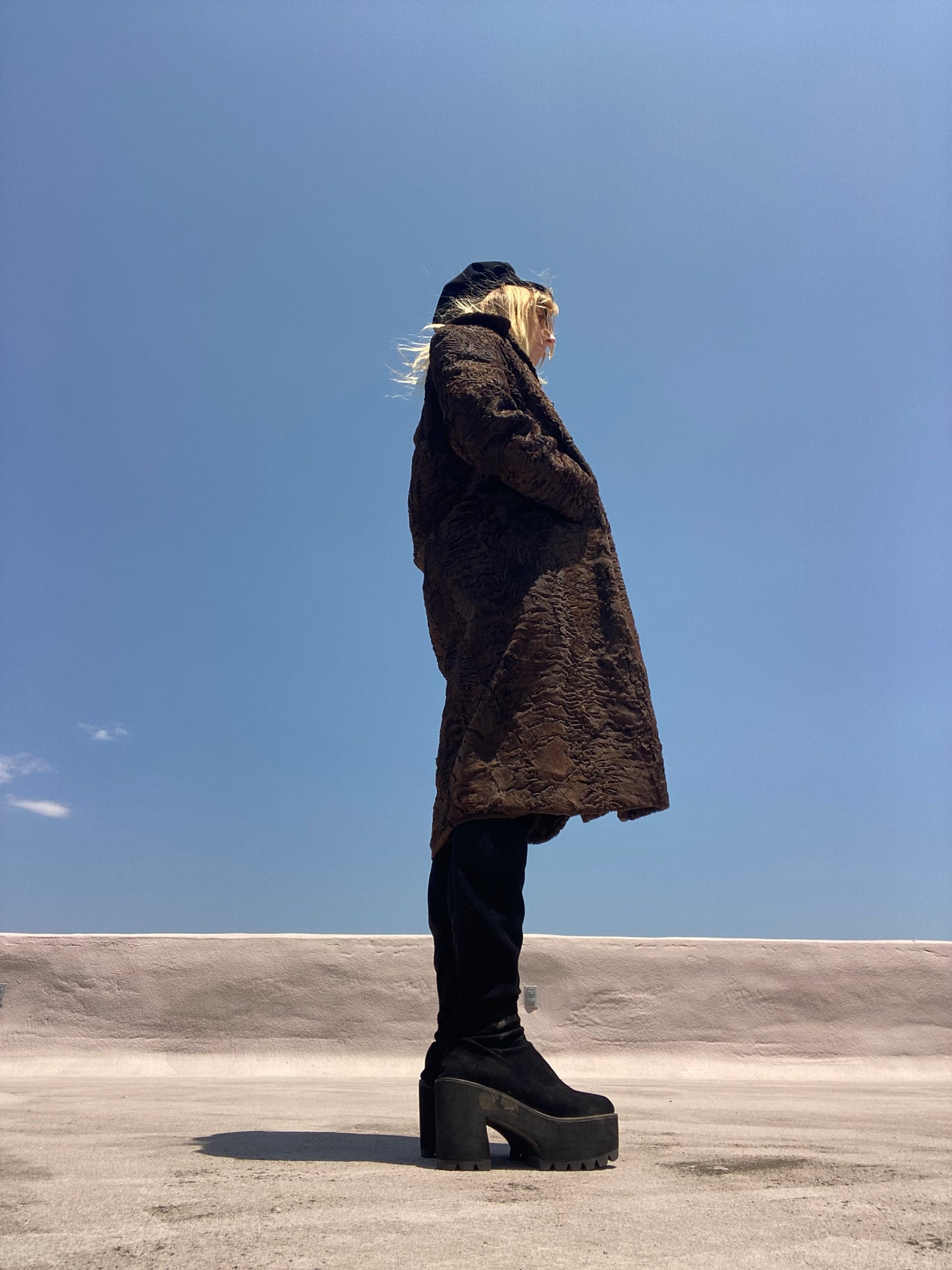 Vintage Brown Fur Coat