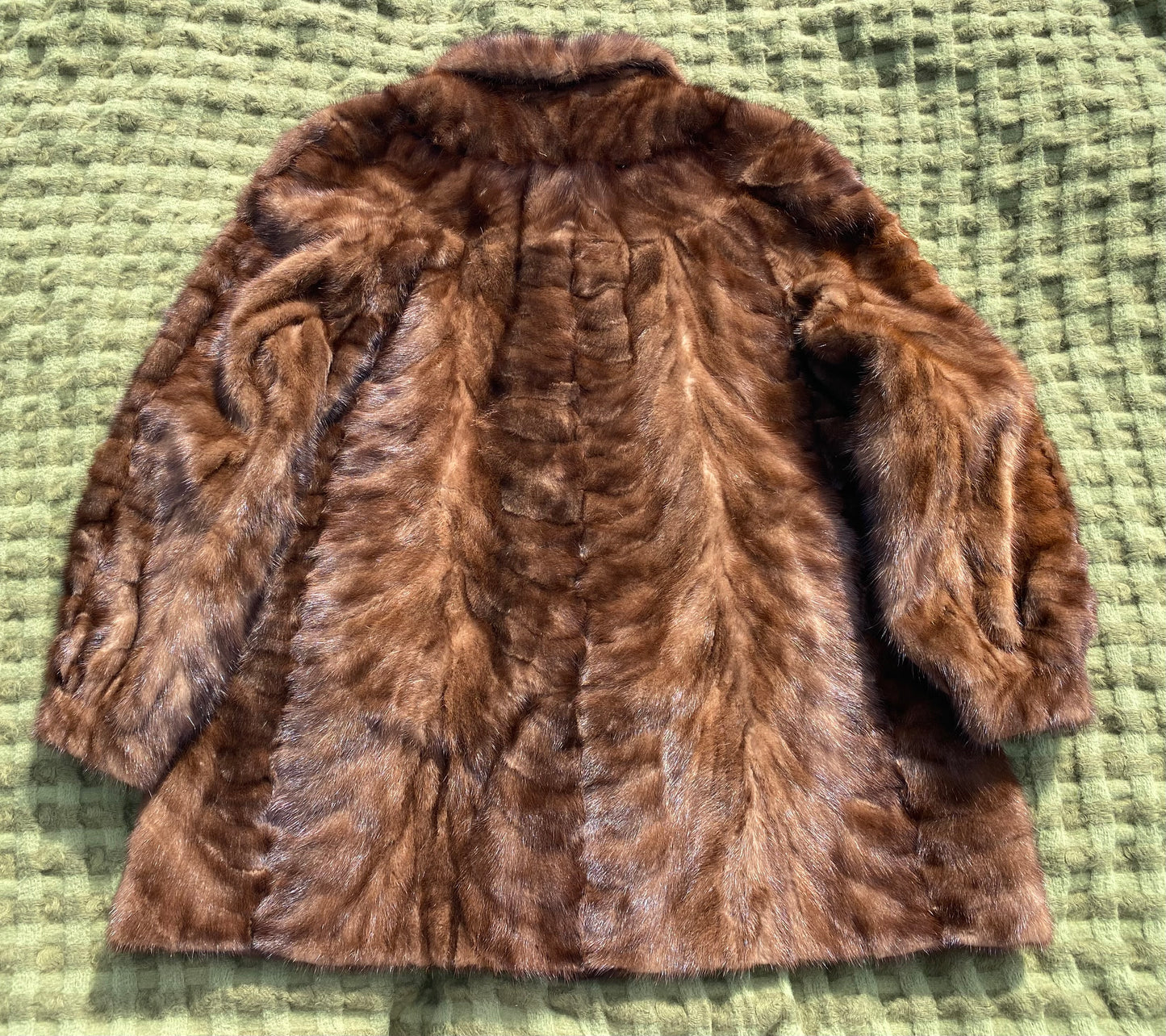 Vintage Brown Mink Coat