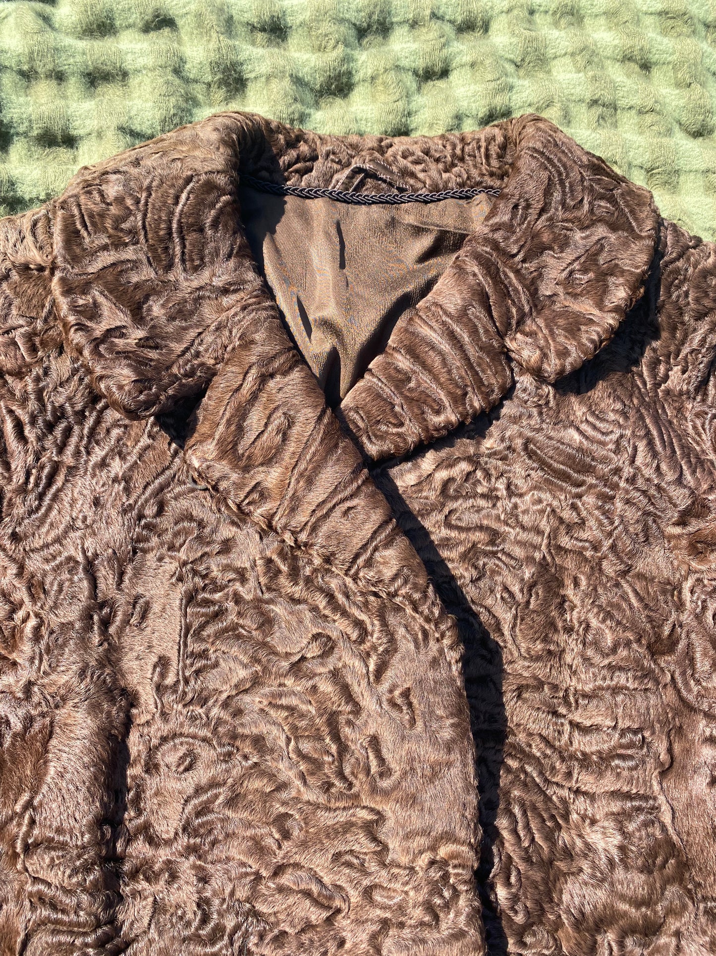 Vintage Brown Fur Coat