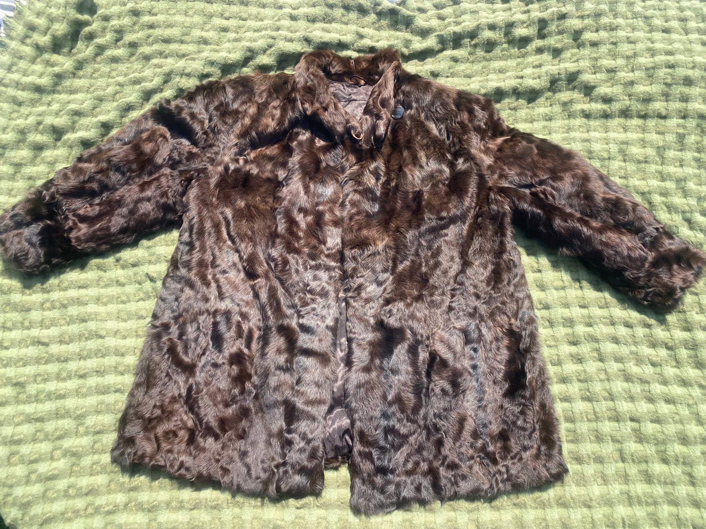 Real Vintage Brown Fur Coat