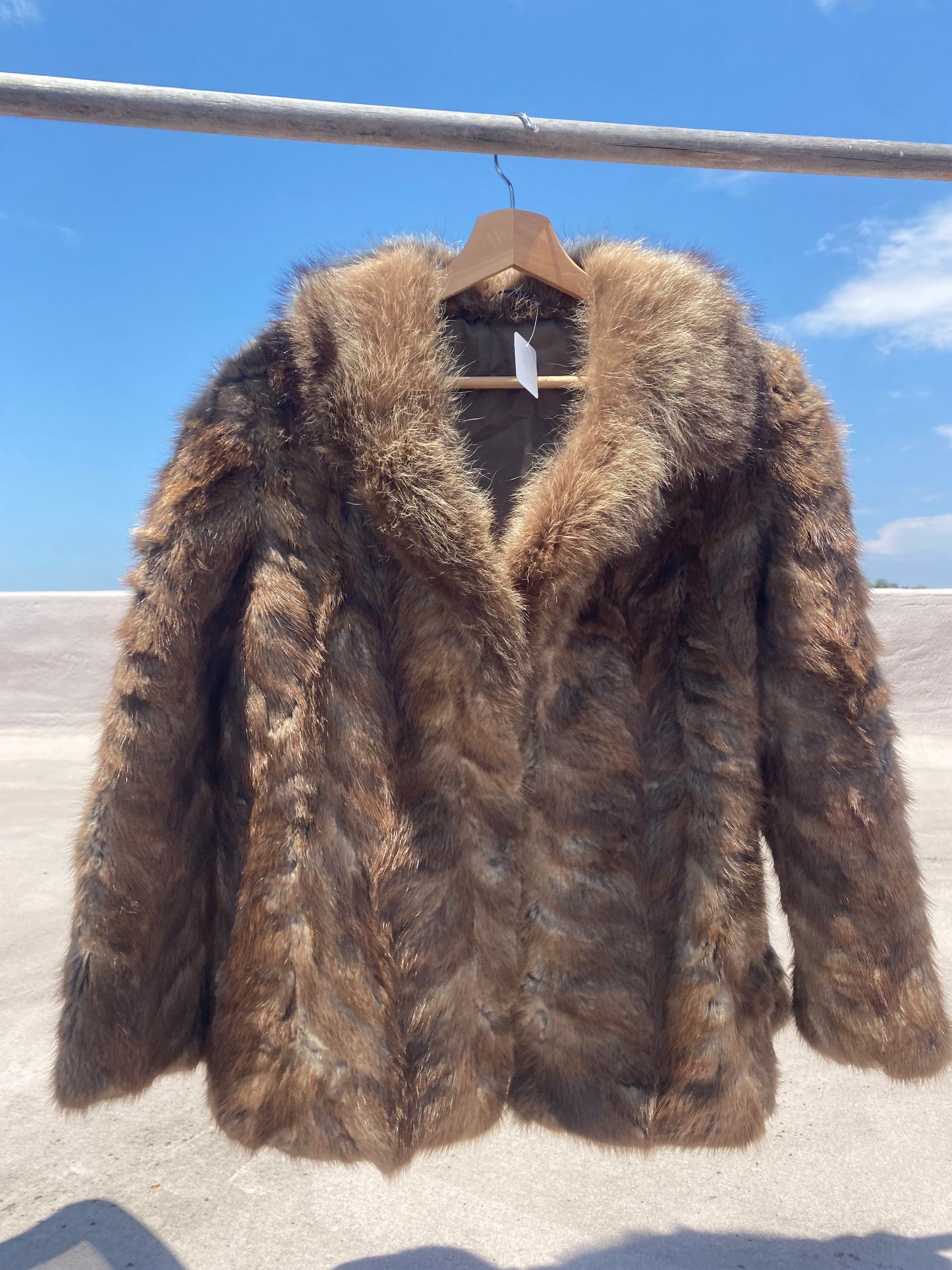 Vintage Mink and Fox Fur Coat