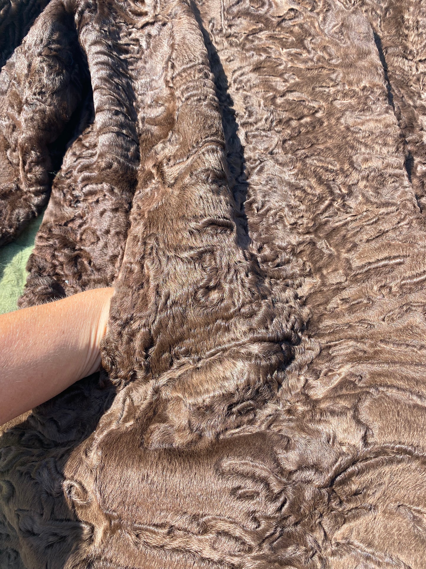 Vintage Brown Fur Coat