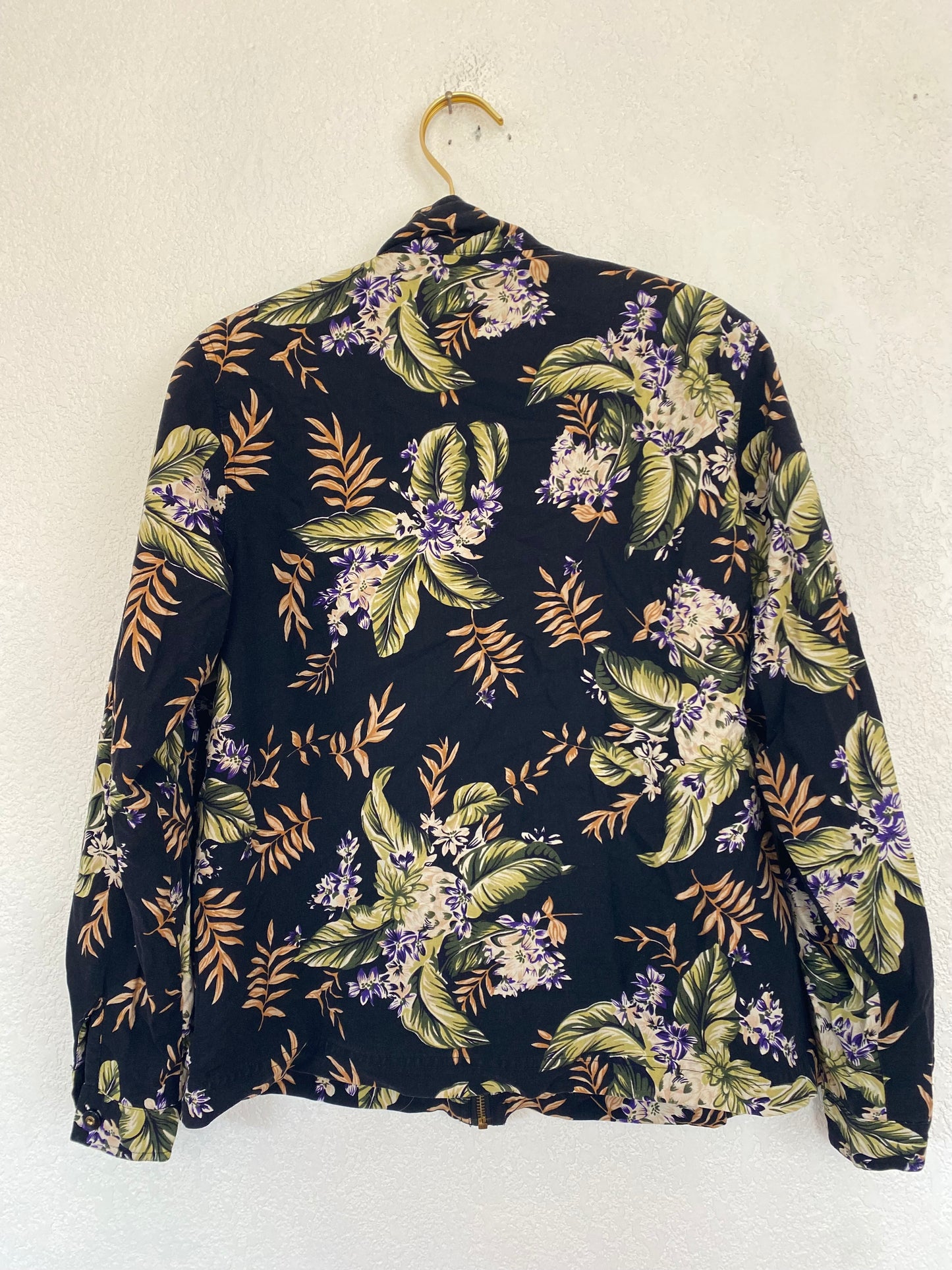 Vintage Tropical Silk Jacket (725)