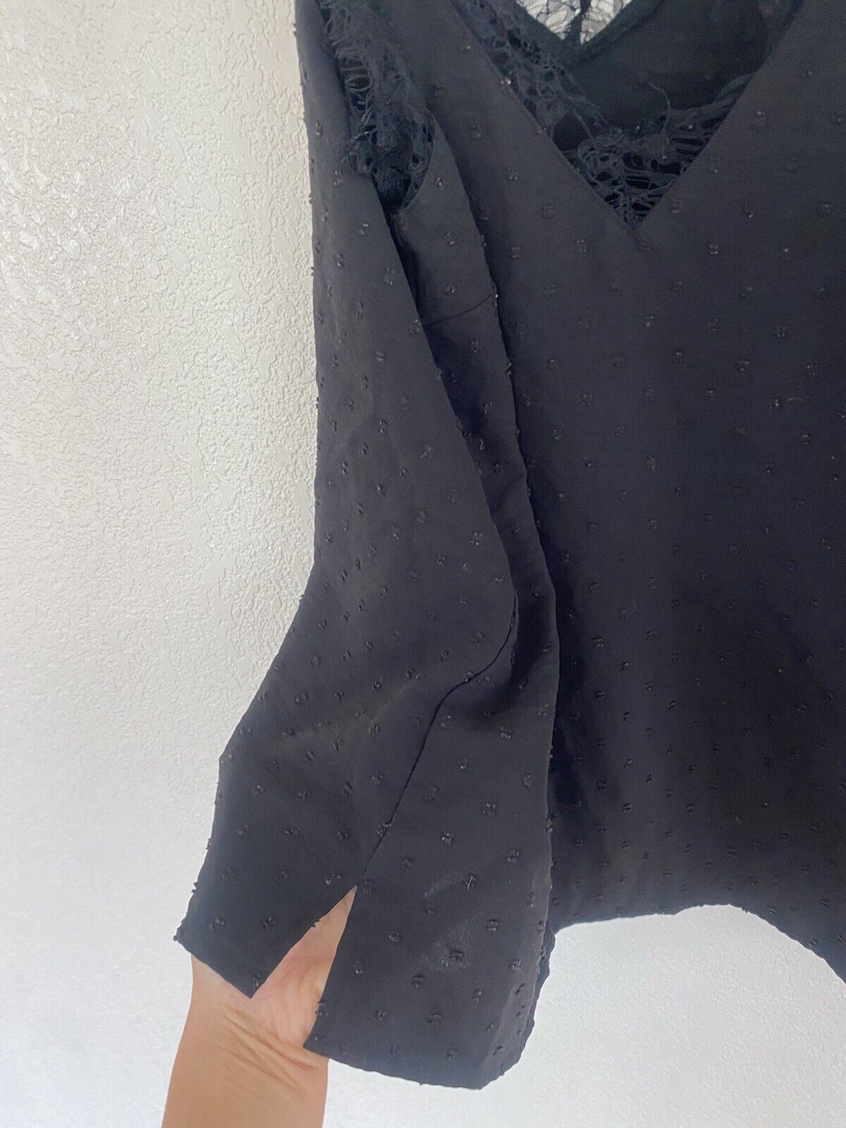 Black Lace Camisole - Unbranded - Size Large