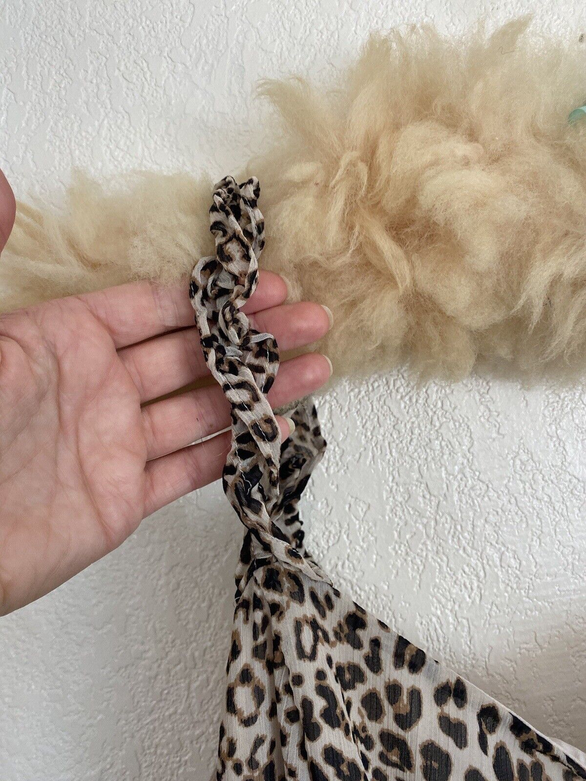 Leopard Print Chiffon Summer Dress - All in Favor - Women's XL