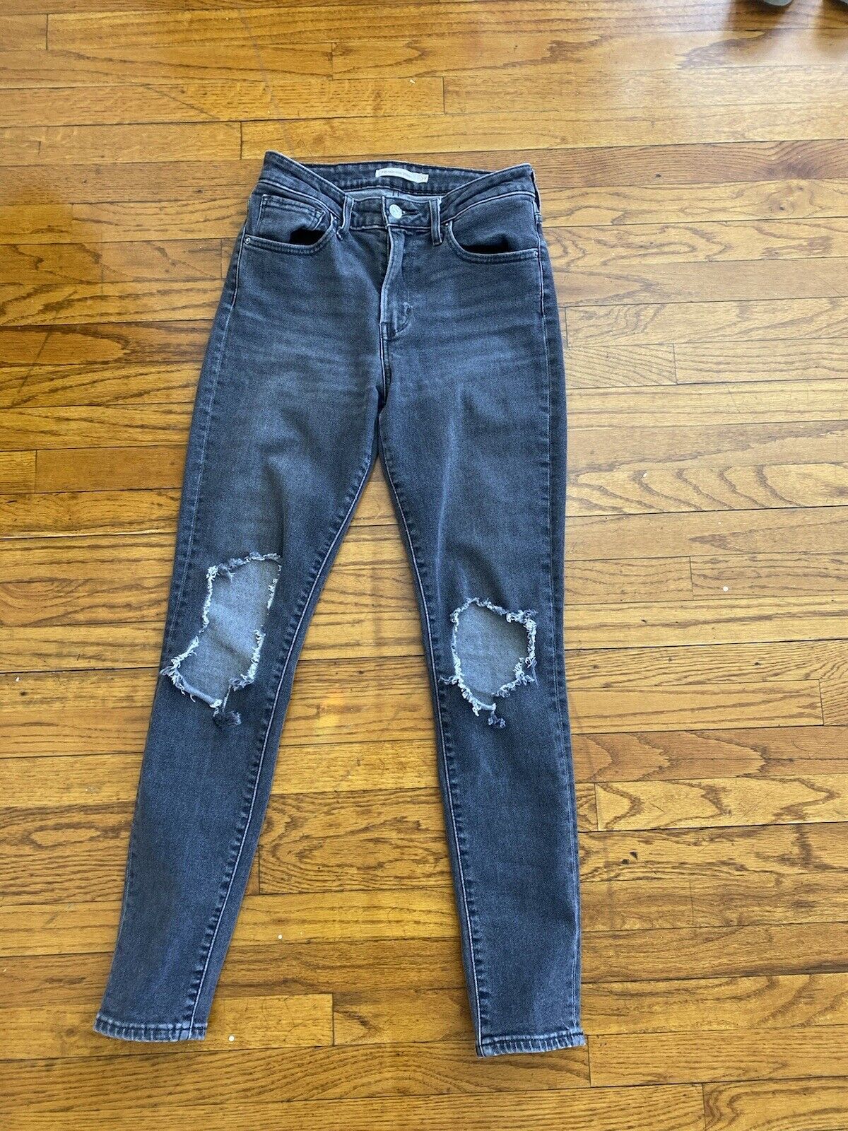 Black High Rise Skinny Jeans - Levi’s 721 - Women’s 27