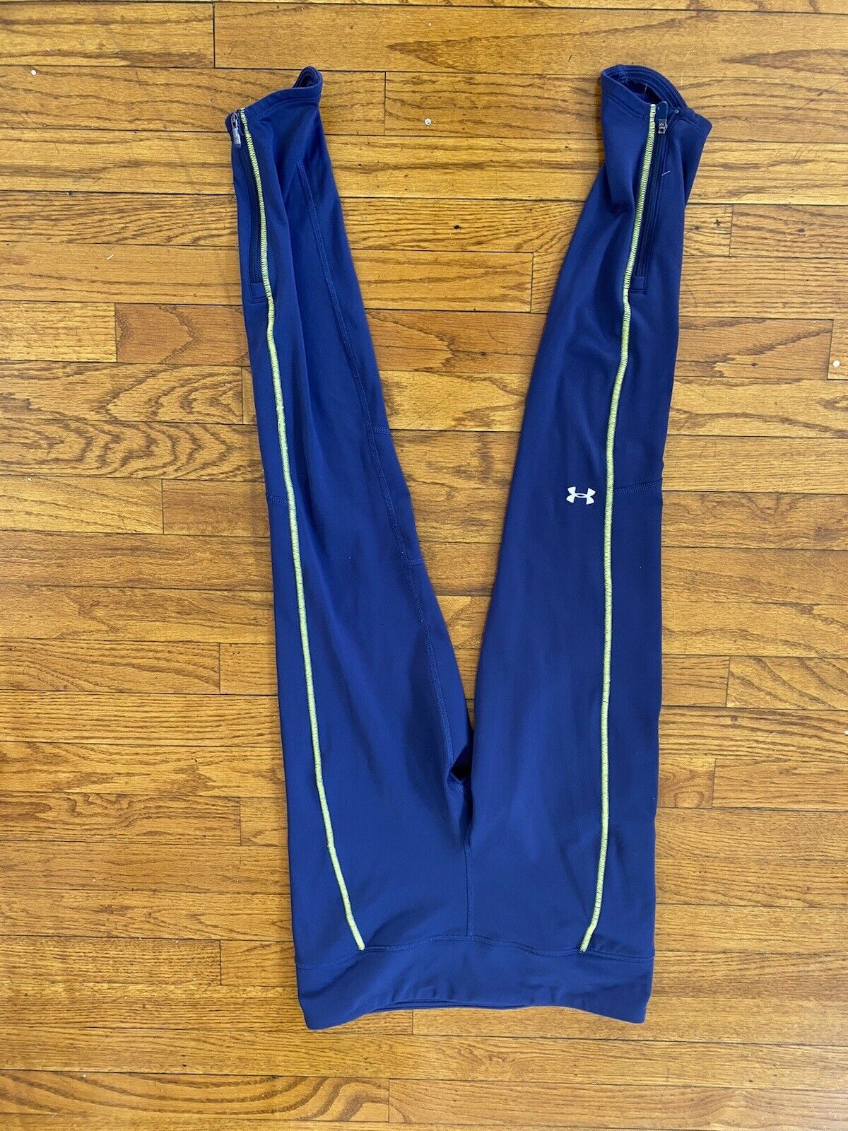 Blue Athletic Leggings - Under Armour - Size Small