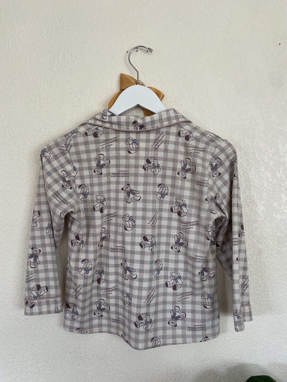 Vintage Teddy Bear Flannel Button Down Shirt - She’s- Women’s XS