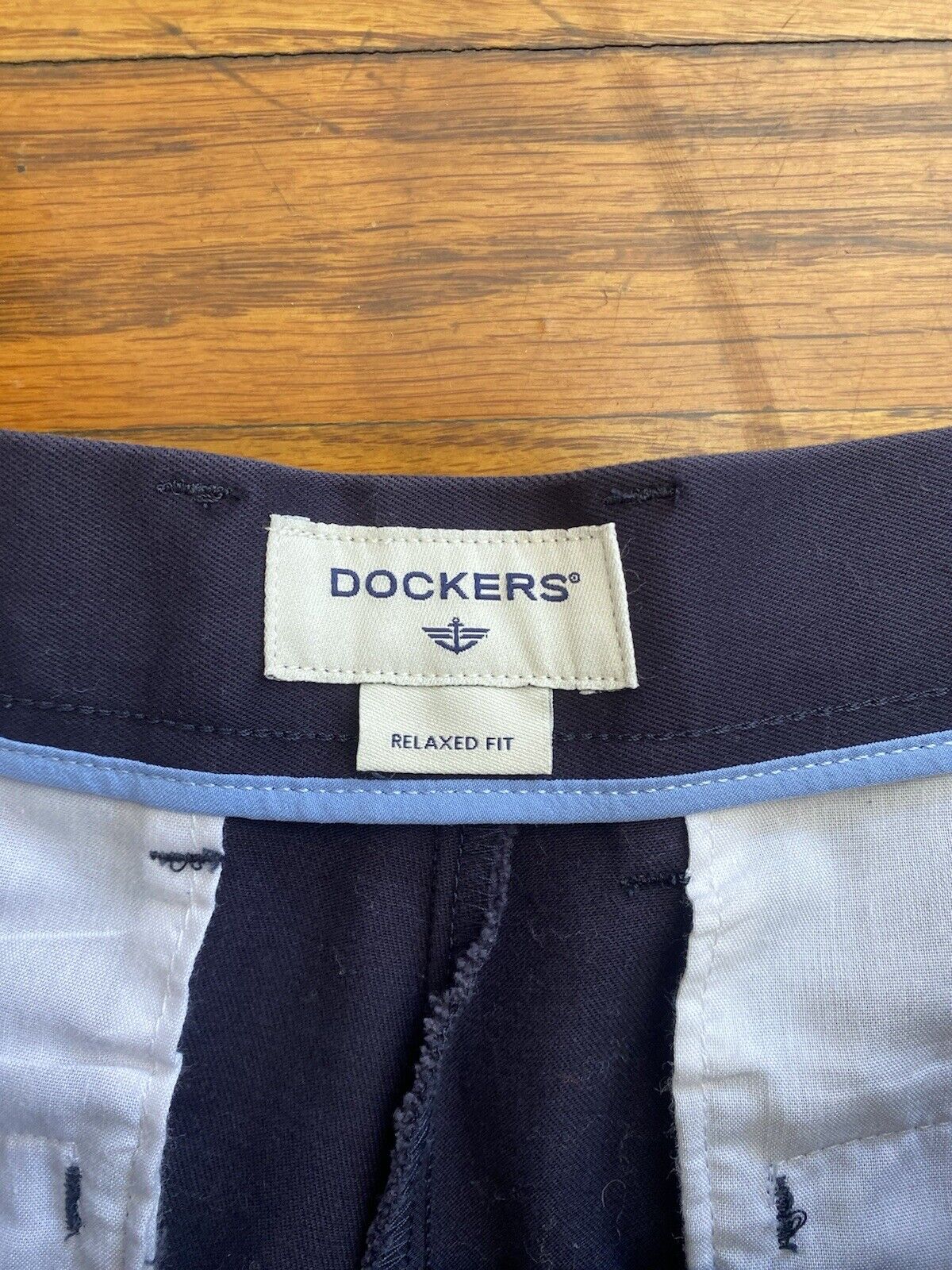 Blue Straight Leg Pants - Dockers - 31 x 32