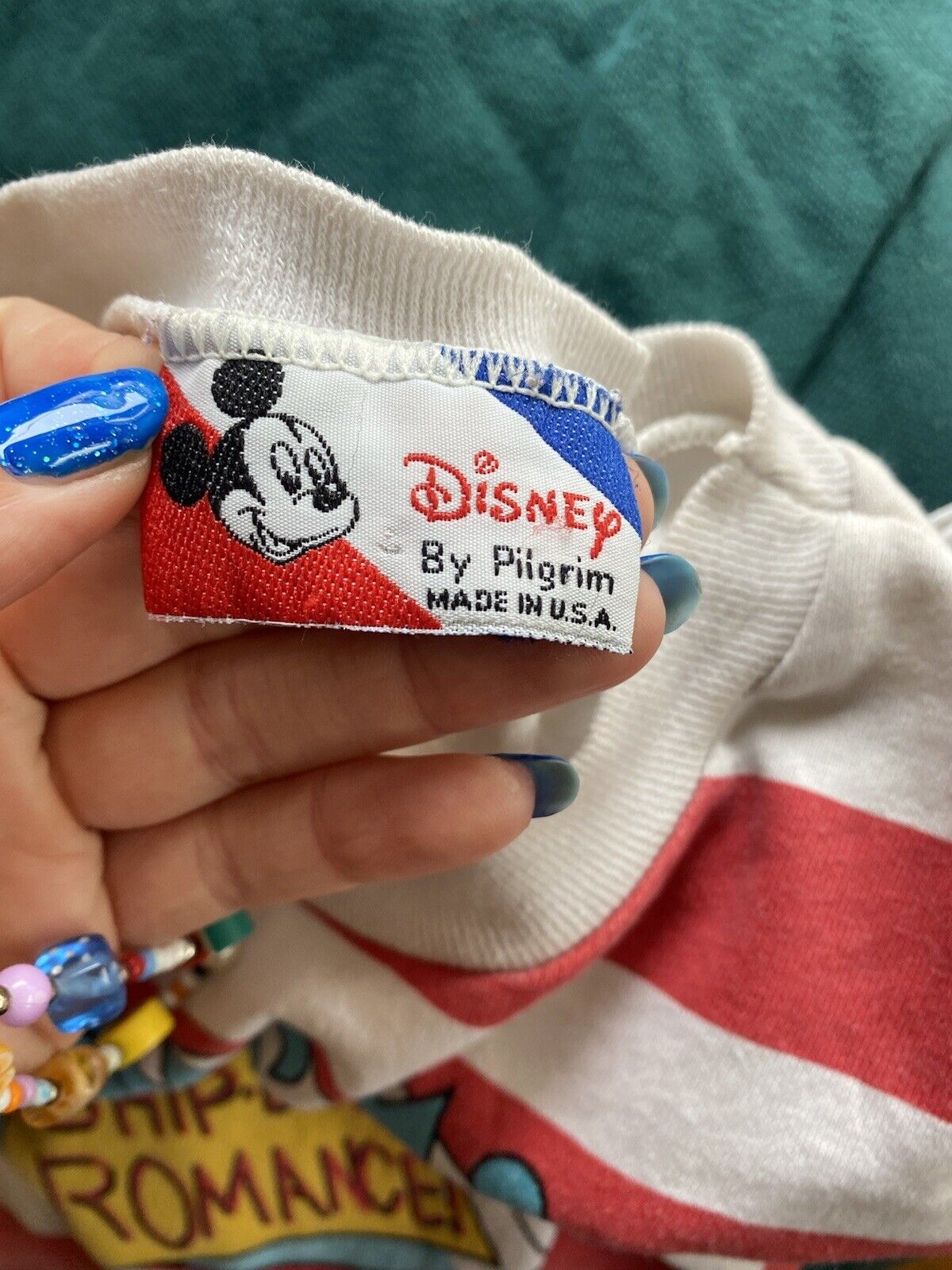 Vintage Mickey Minnie Mouse Tshirt - Disney - Size XS