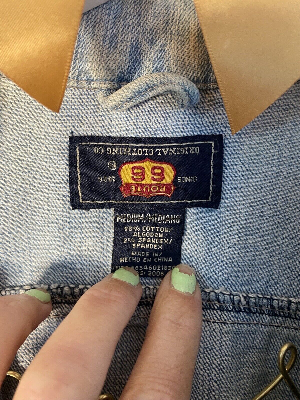 Blue Denim Jacket - Route 99 - Women's Medium