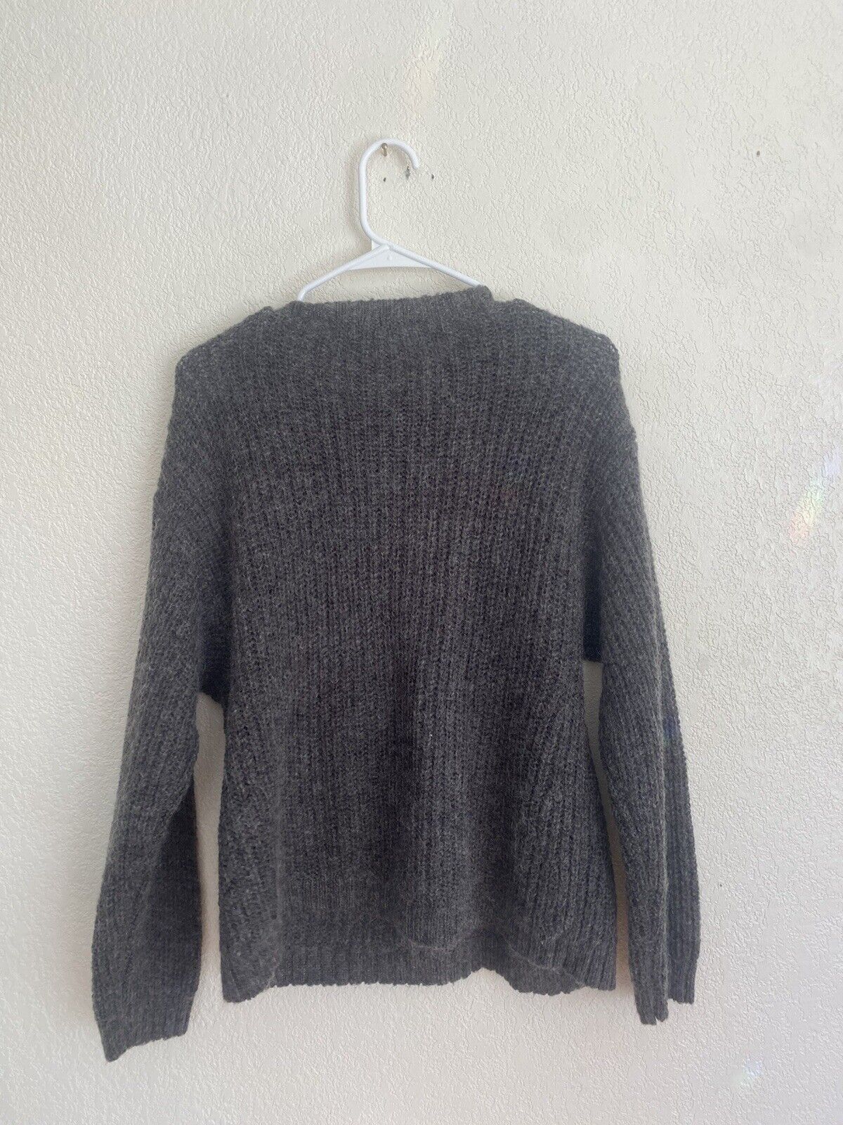 Gray Wool Sweater - Uniqlo - Women’s Medium # 1969