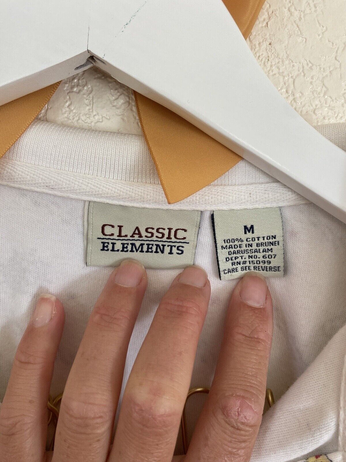 Vintage Nautical White Polo Shirt - Classic Elements - Women's Medium
