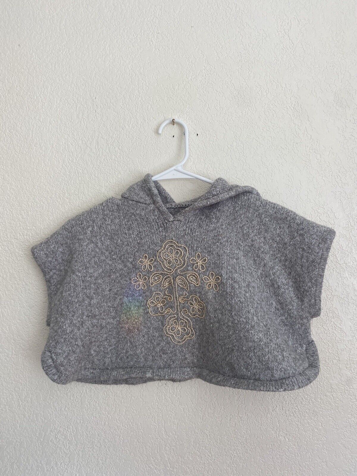 Gray Hooded Crop Sweater - Unbranded - Women’s XXS # 1979