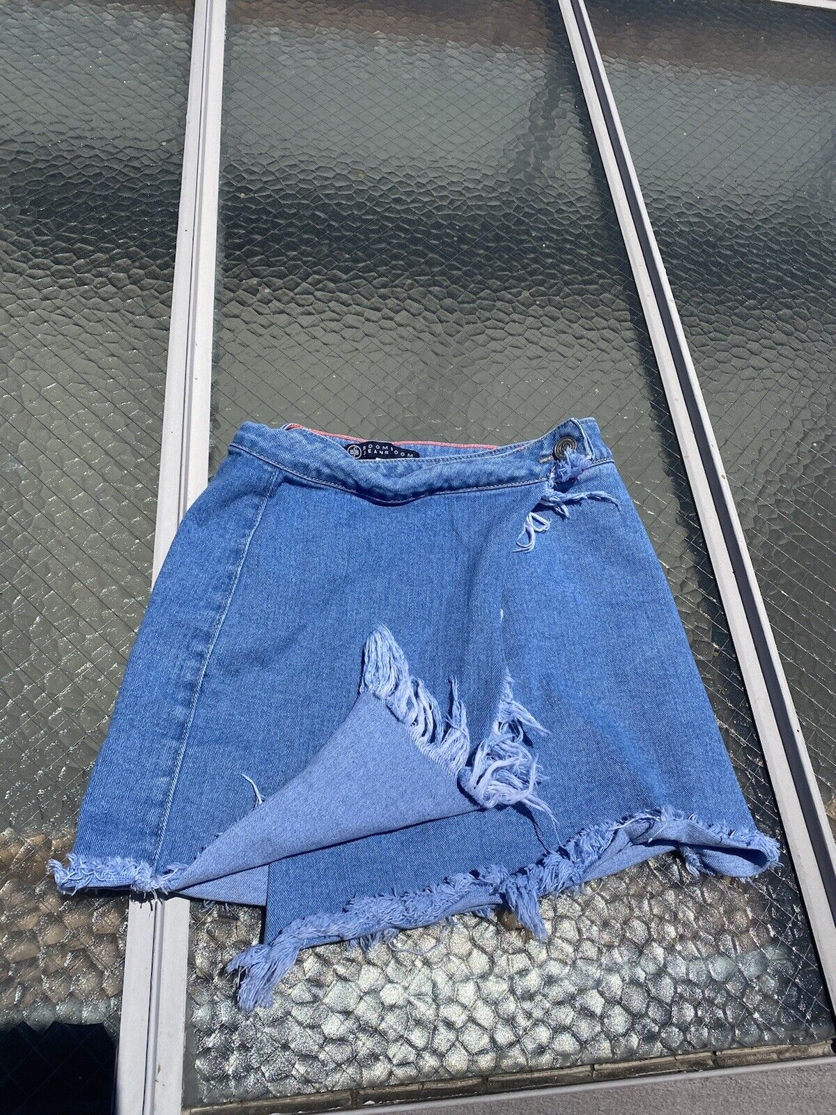 Blue Denim Wrap Skirt - Boom Boom Jeans - Women’s Small
