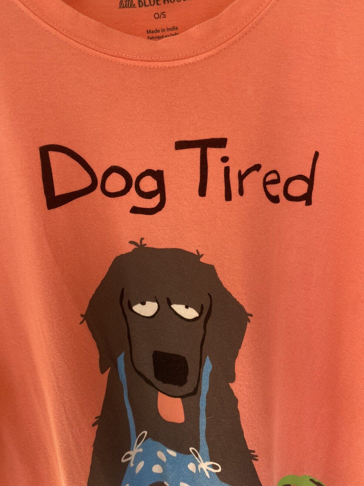 Dog Tired Pink Sleep TShirt