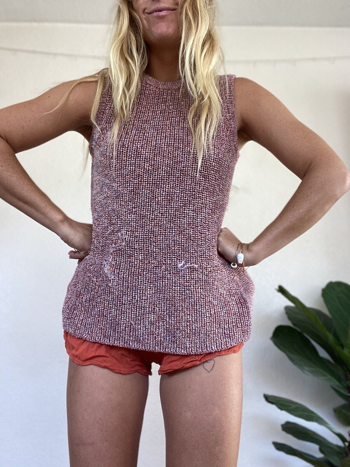 Knit Sweater Vest - Unbranded - Women's Medium