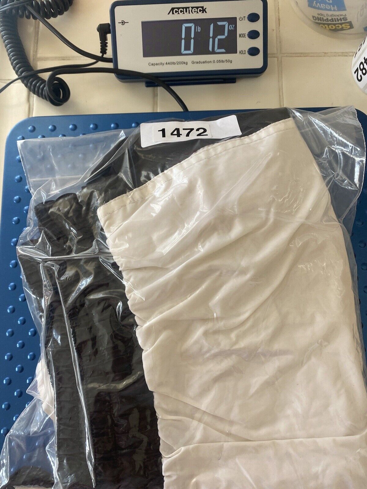 Vintage White Windbreaker Track Pants - CS Signature - Size Large