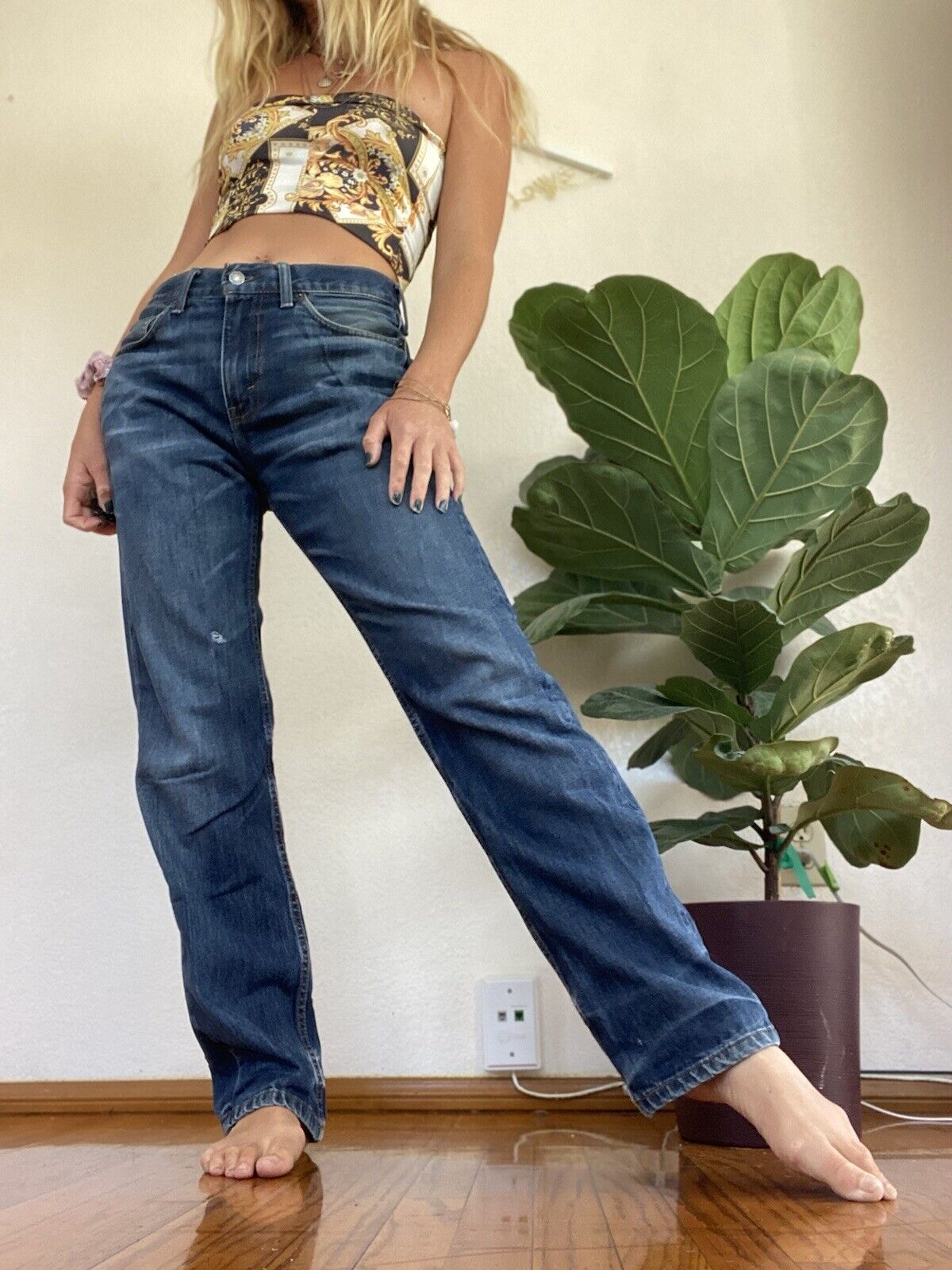 Blue Straight Leg Jeans - Levi’s 514 - 32W x 32L