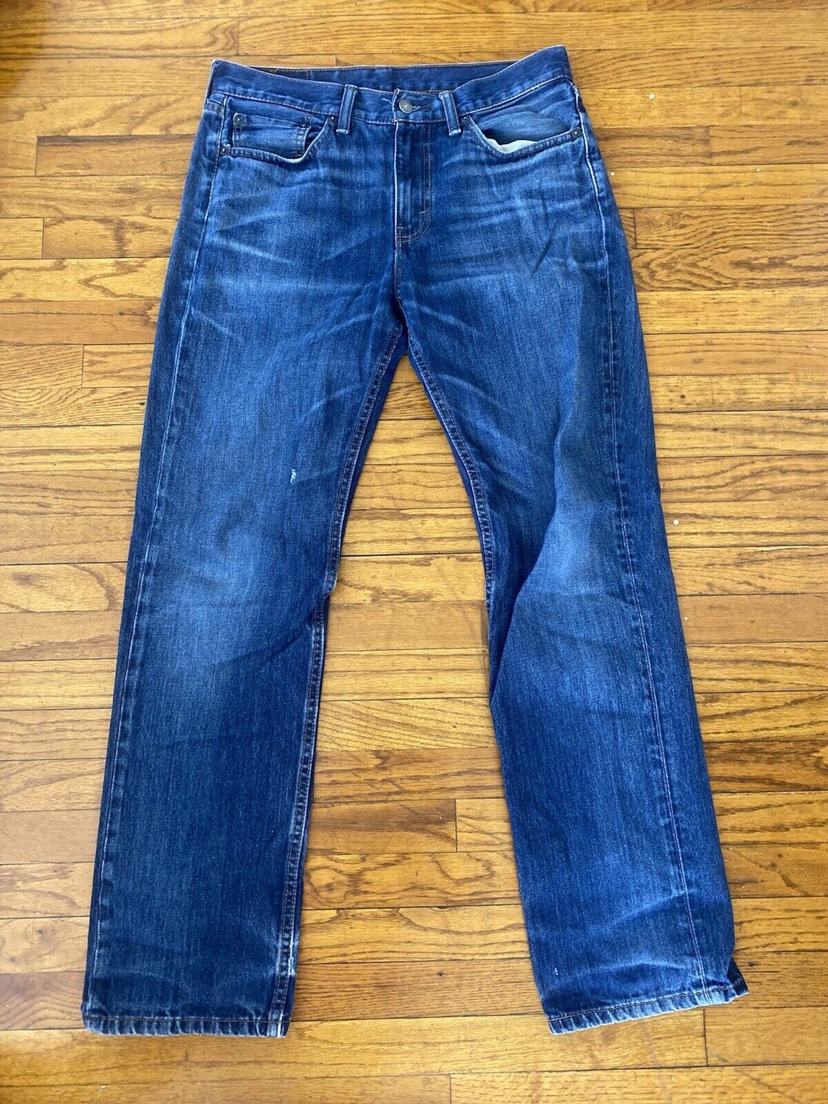 Blue Straight Leg Jeans - Levi’s 514 - 32W x 32L
