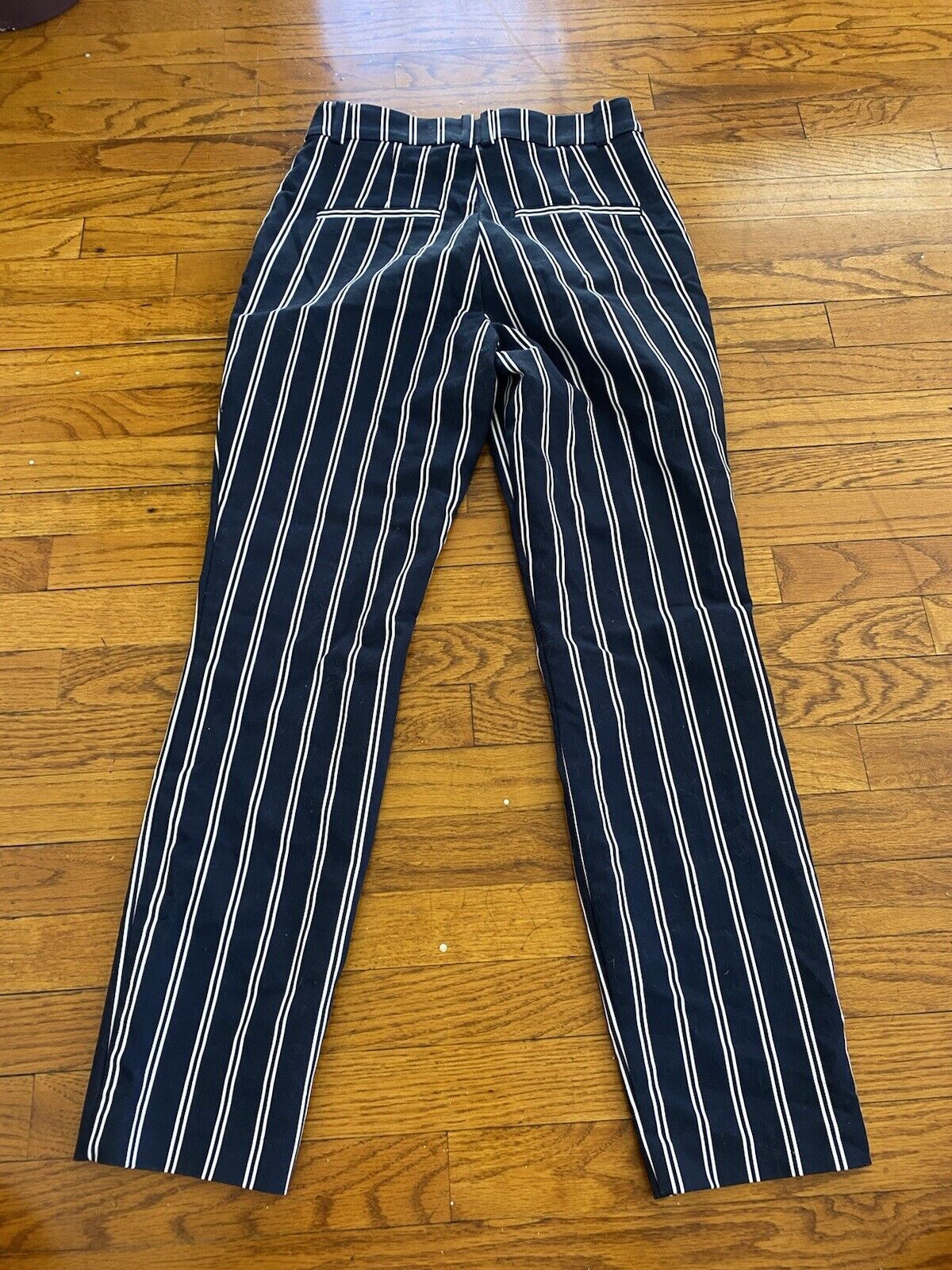 Blue & White Stripe Trousers - H&M - Women’s 4