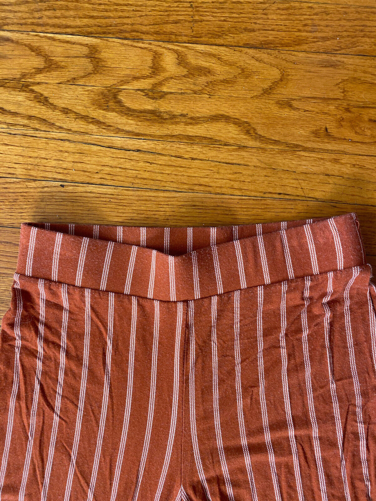 Orange Stripe Pants - Unbranded - Women’s Medium # 2596