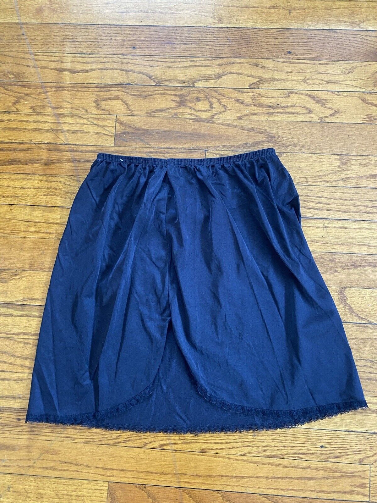 Vintage Black Slip Skirt - Vanity Fair - Women’s Small