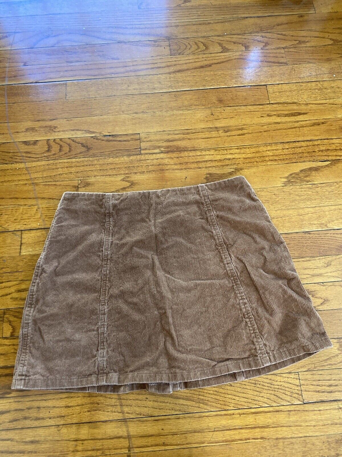 Brown Corduroy Mini Skirt - Dotti - Women’s 12
